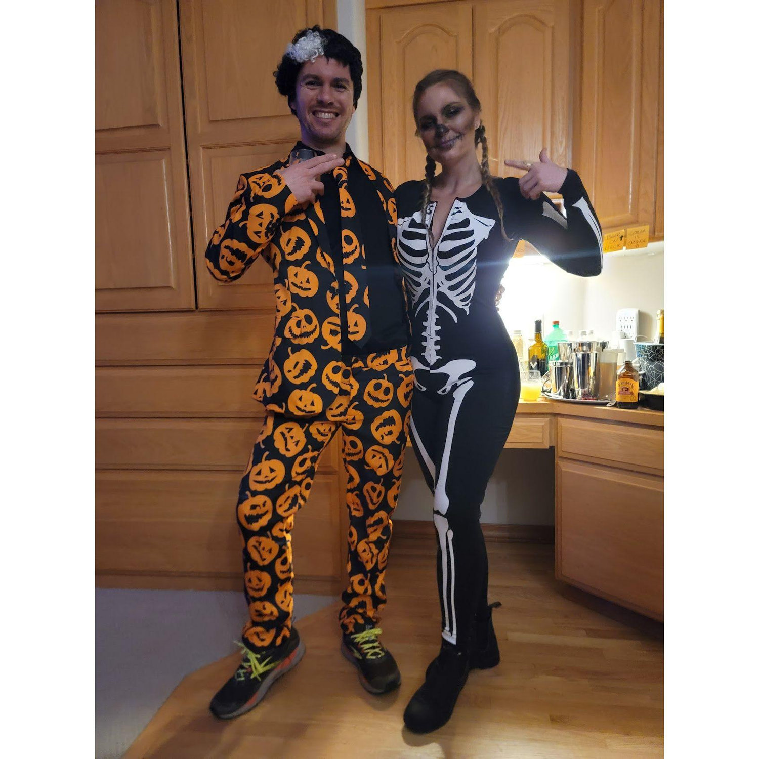 David Pumpkins and his Beat Girl Skeleton. 2022