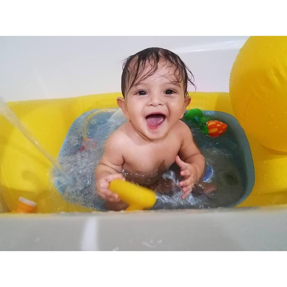 loving bathtime.