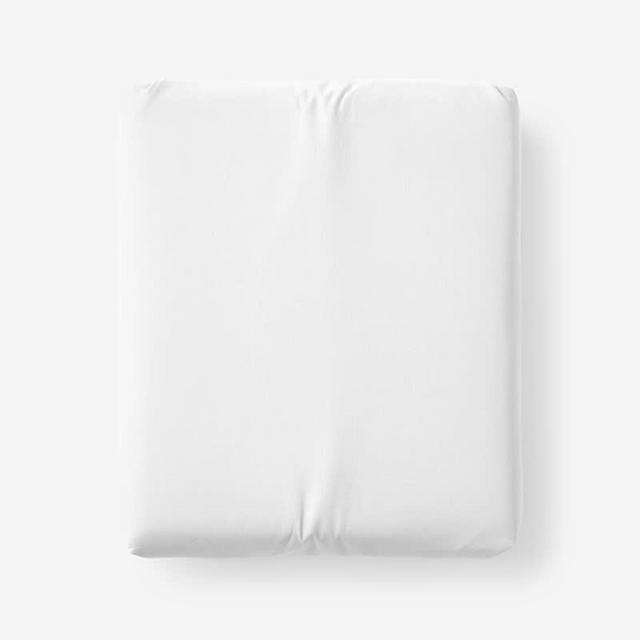 Company Organic Cotton™ Percale Fitted Sheet - White (King)