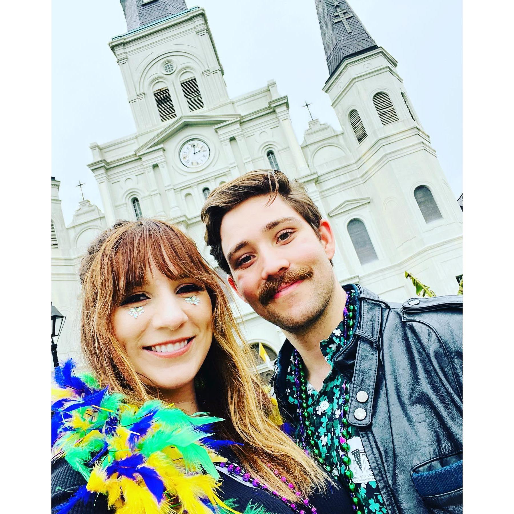 Our first trip together in NOLA