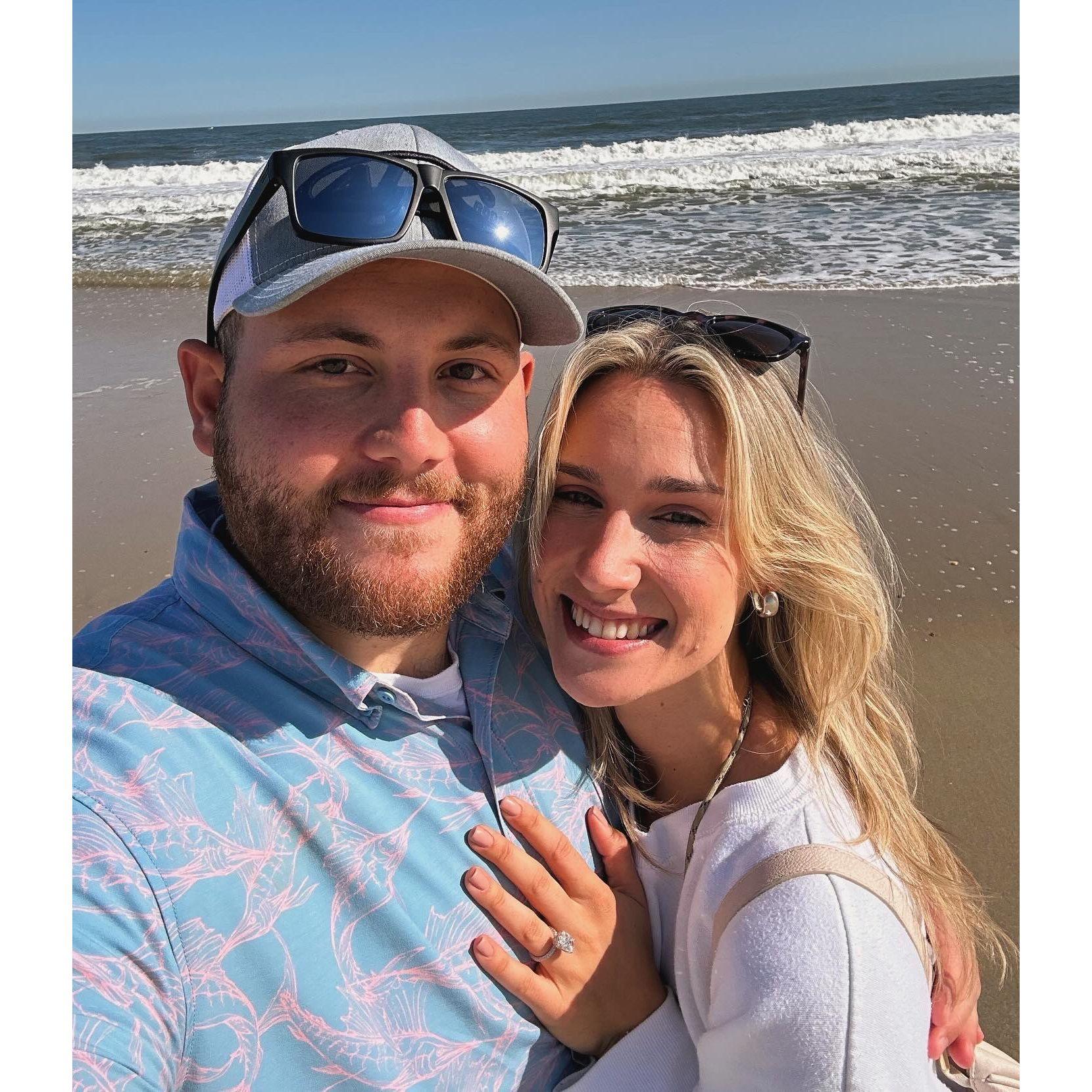 The day we got engaged: October 19th, 2024!