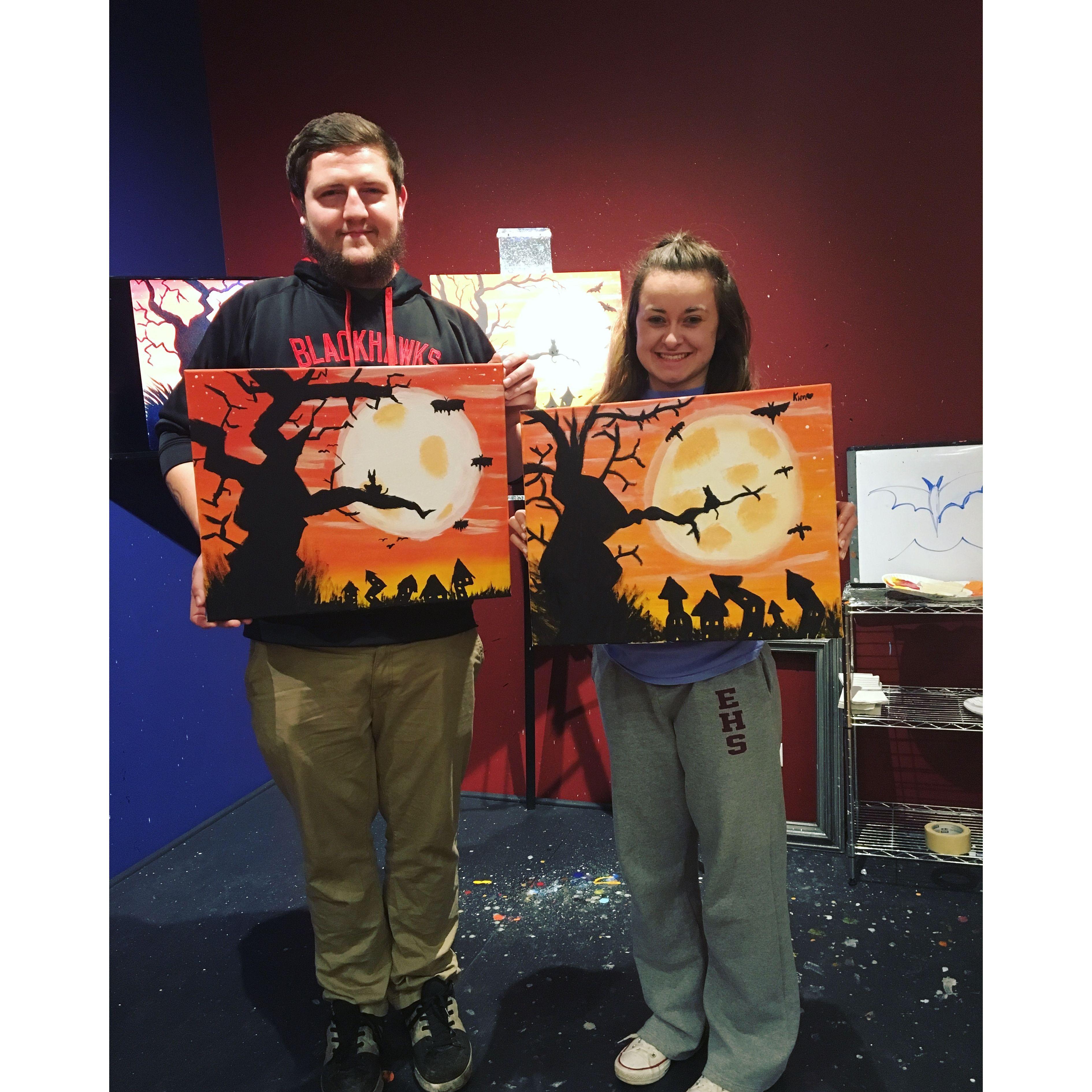 Paint and sip was a success!
October, 2018