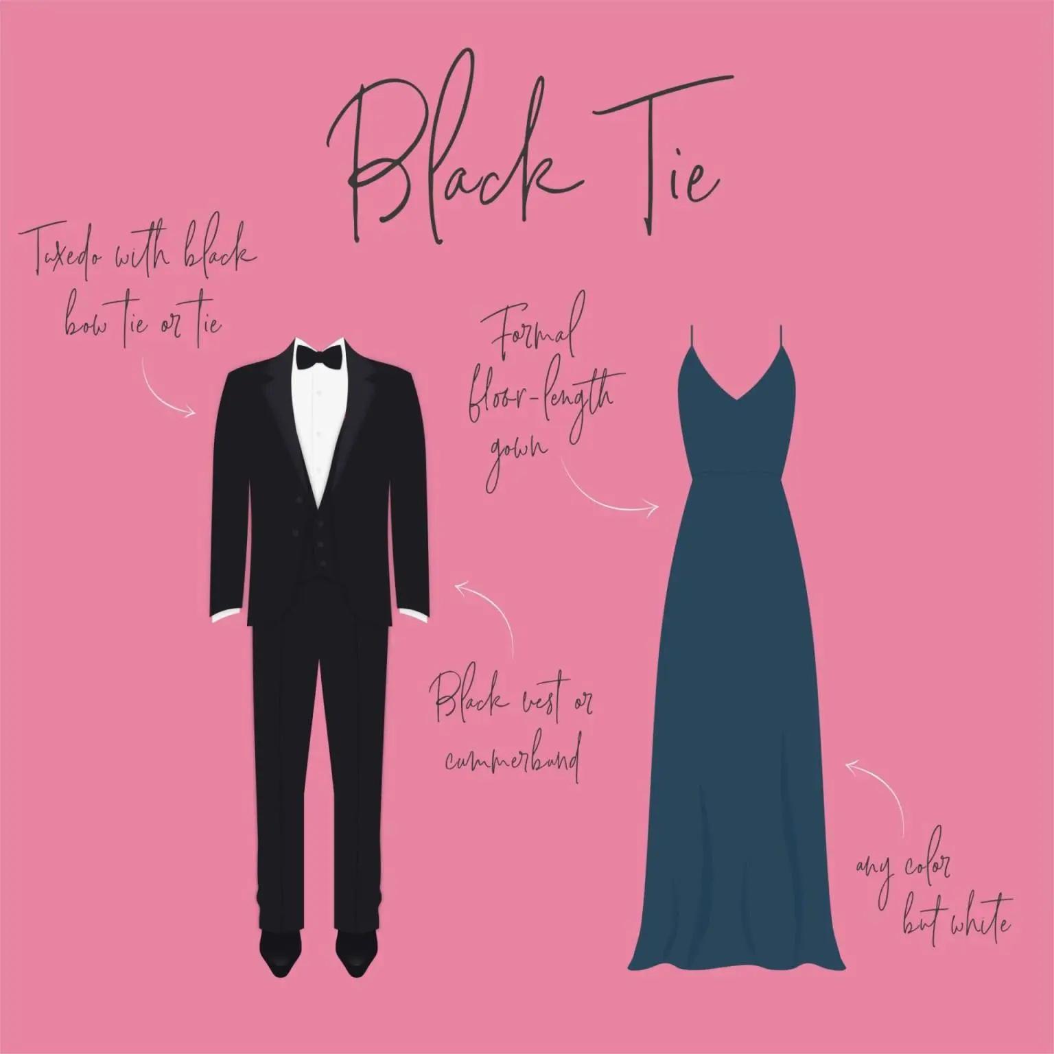 Example for formal/ black tie event!