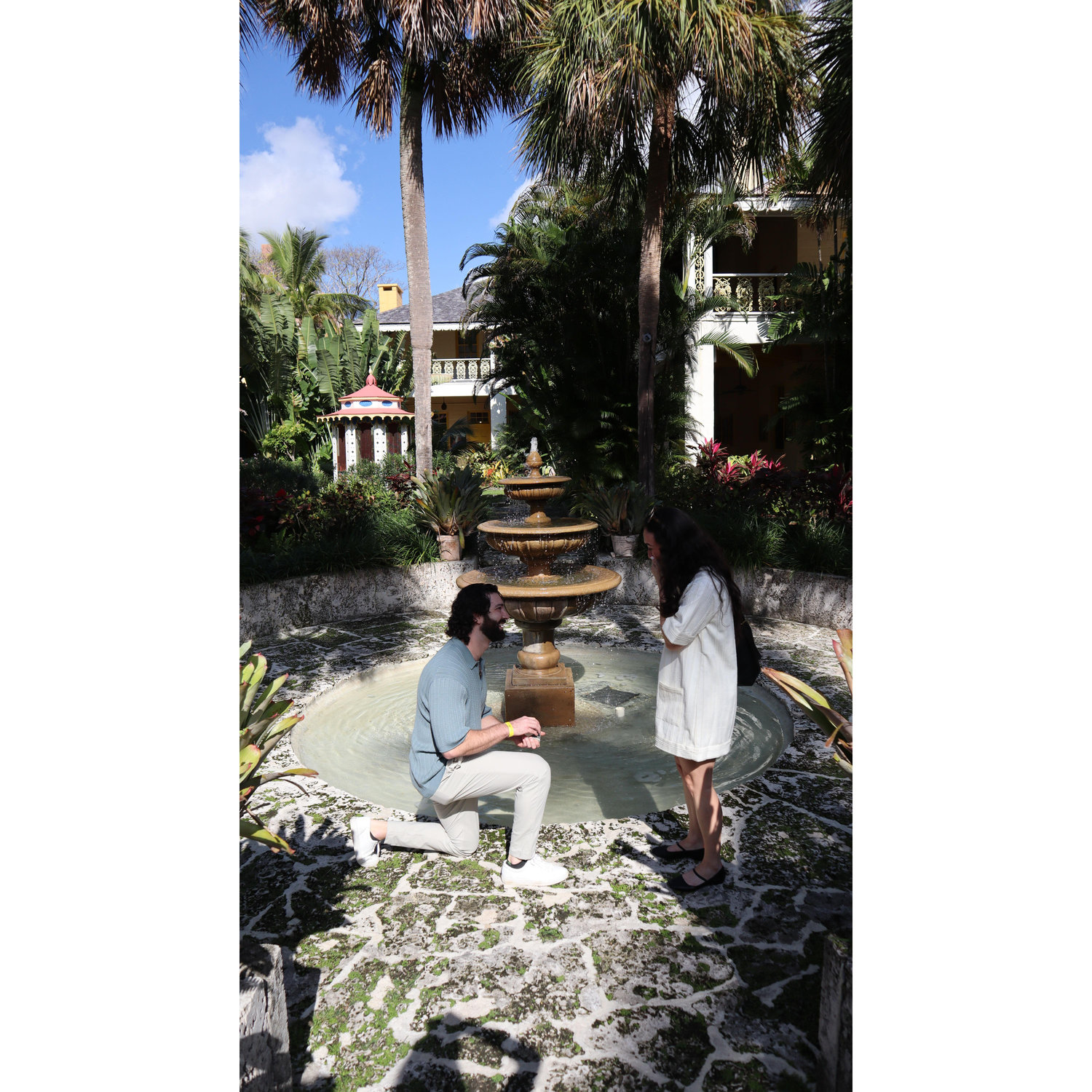 The big moment at the Bonnet House in Fort Lauderdale 12.31.2024