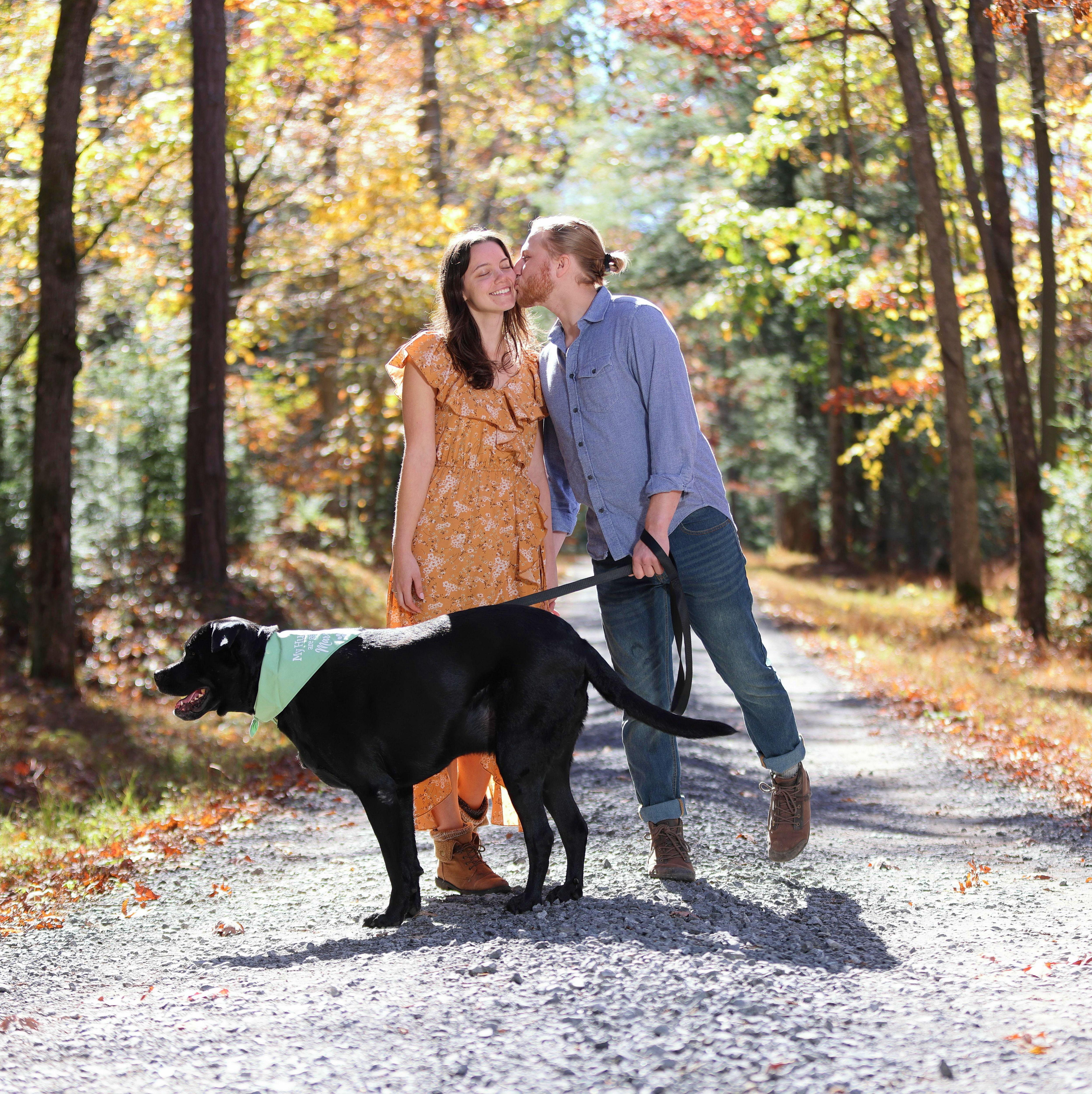October 2023. Engagement Shoot at Swallow Falls State Park, Maryland.