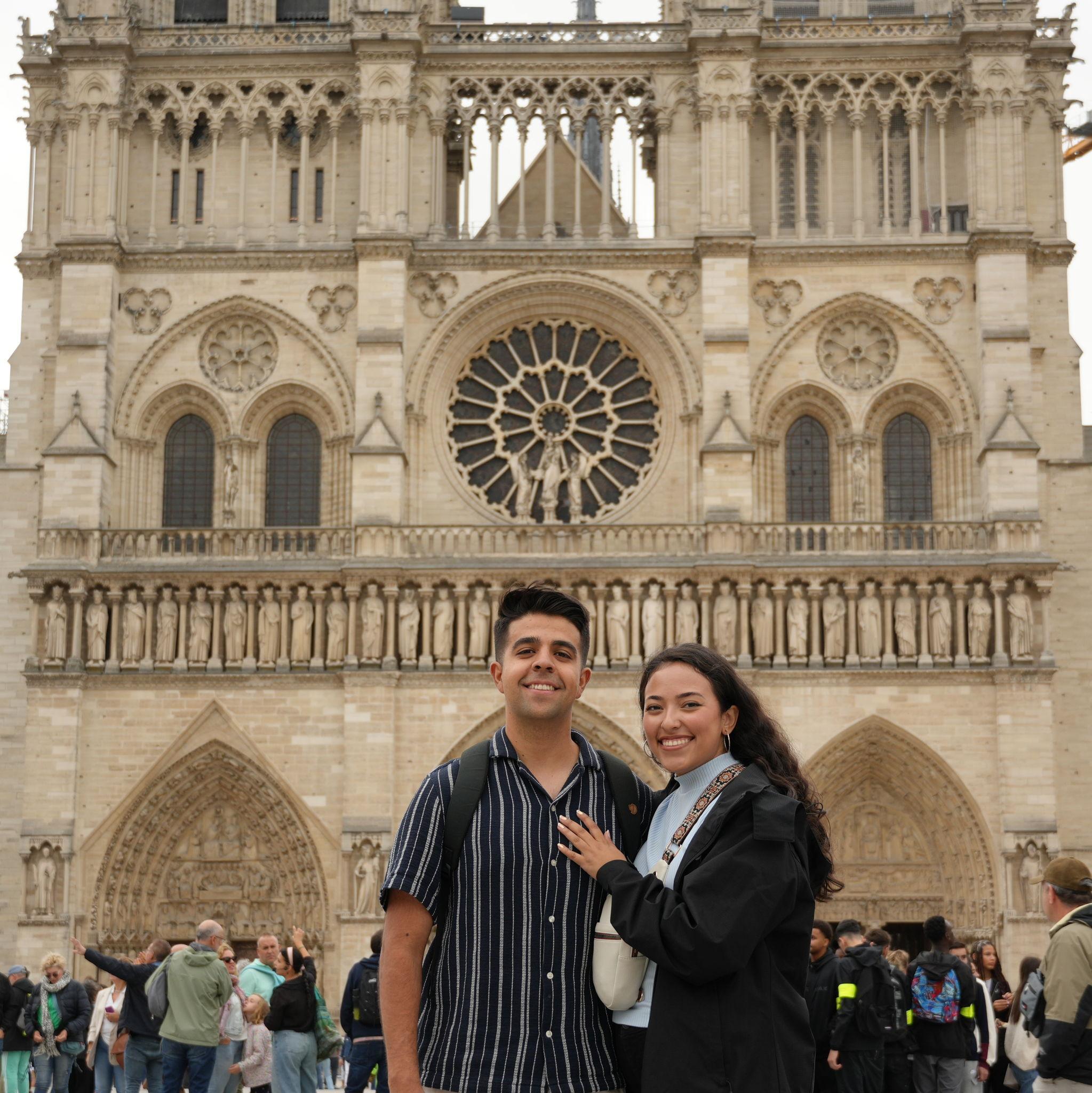 Our quick day trip to Paris (from Rome). A day before he proposed