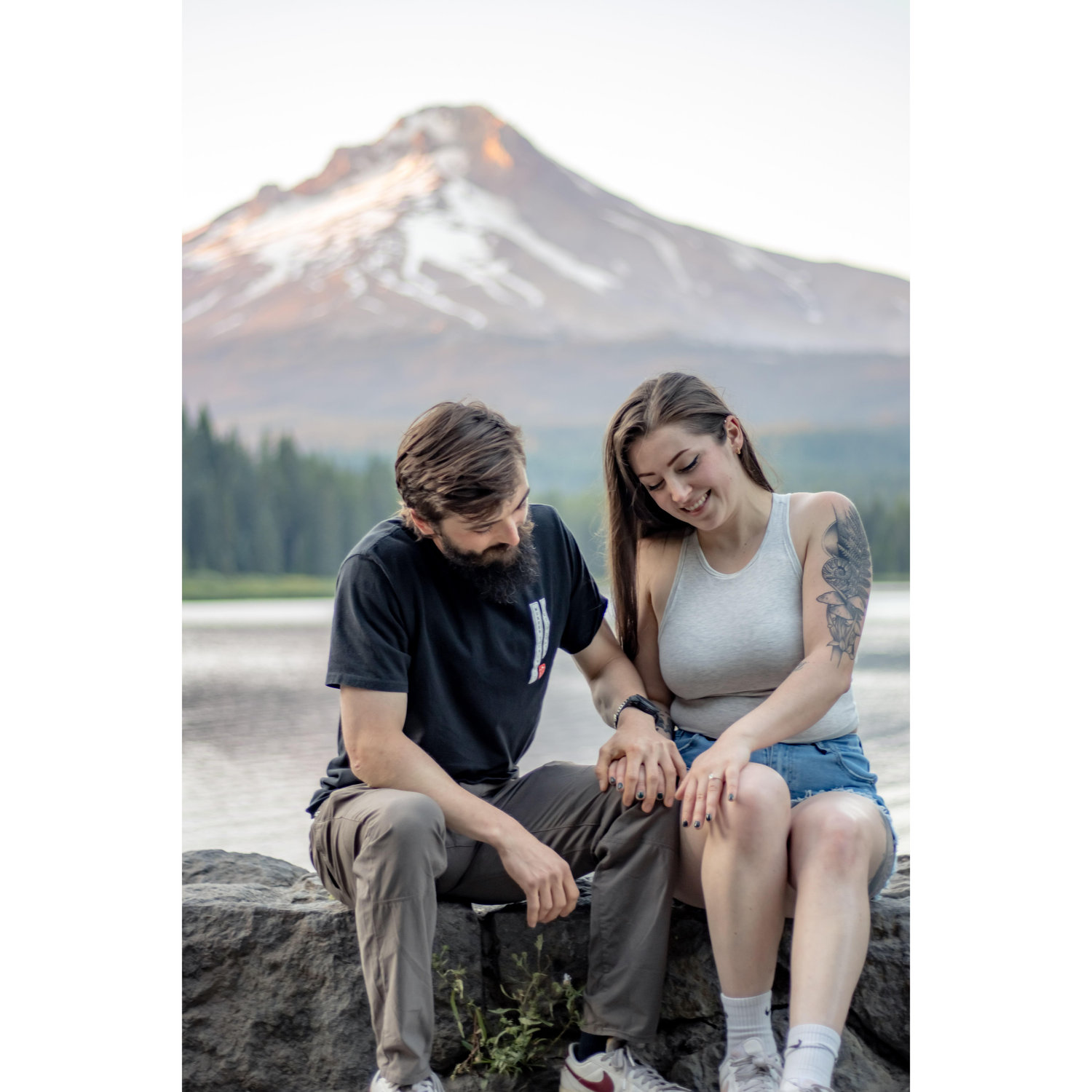 After Patrick Proposed, Trillium Lake OR 2024