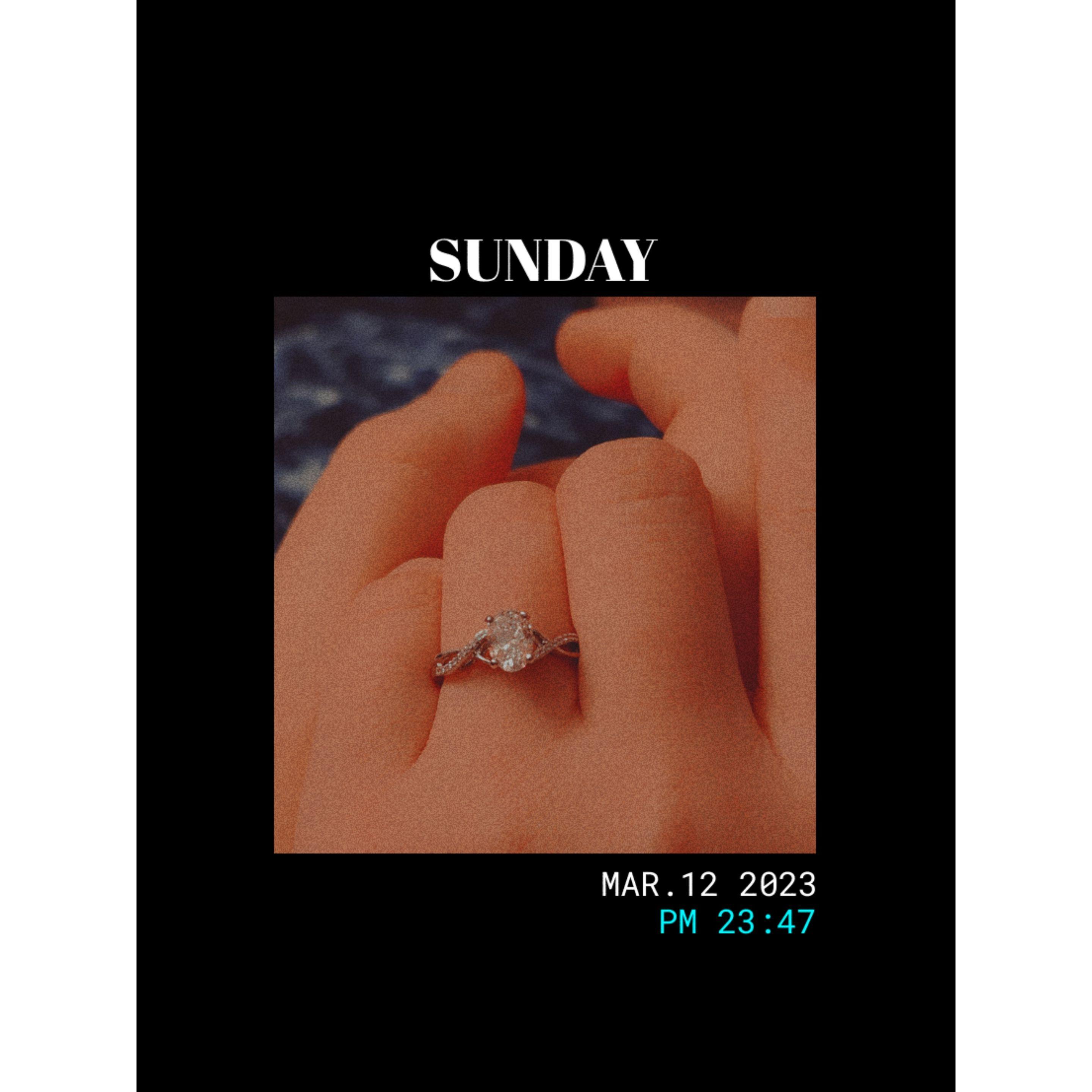 We got engaged on Sunday, March 12, 2023 <3
