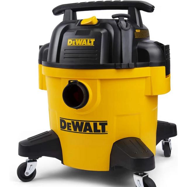 DEWALT DXV06P 4 Peak HP Shop Vacuums, 6 Gallon Poly Wet/Dry Vac, Heavy-Duty Shop Vacuum with Blower Function Yellow+Black