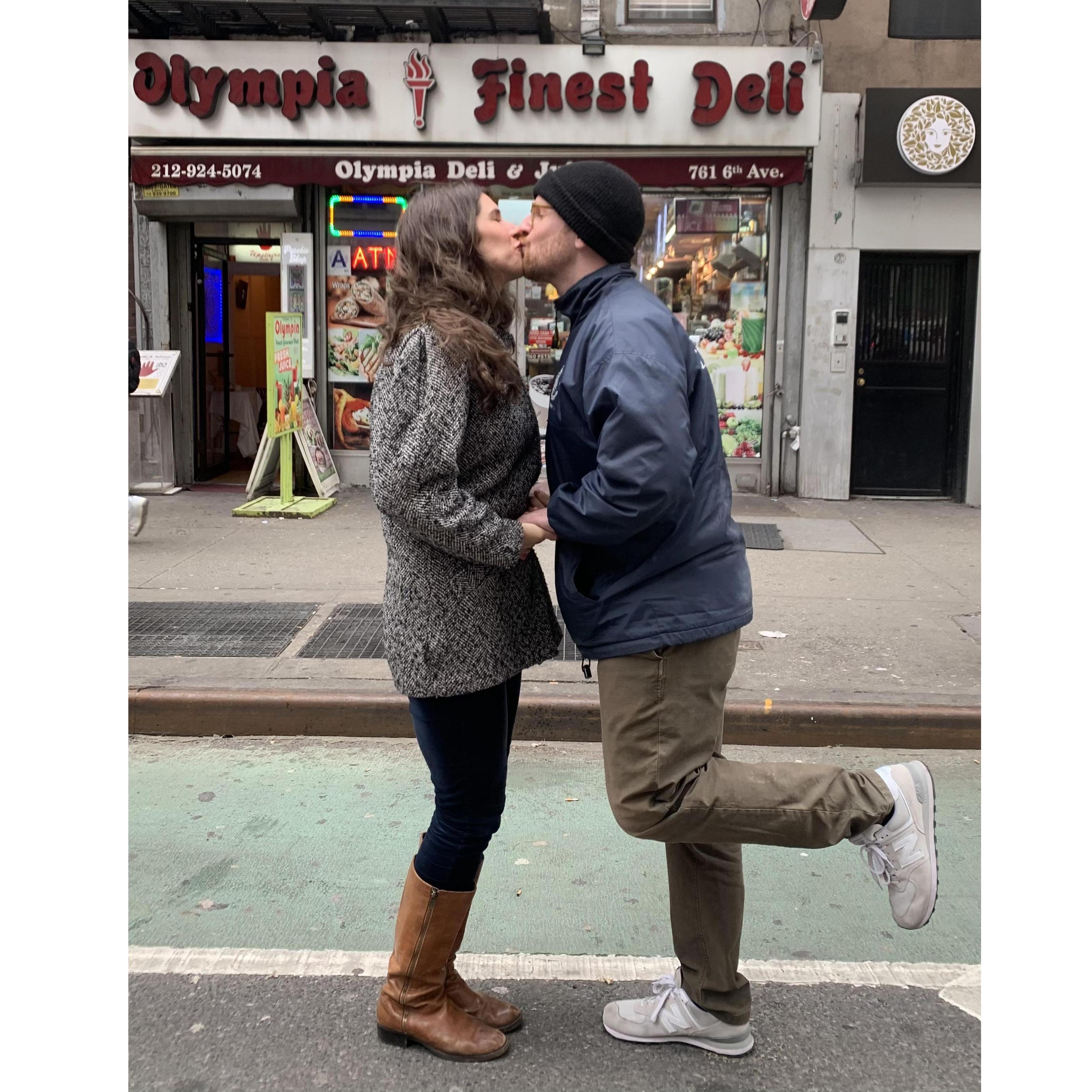 Winter 2019, when we laughed about being "late" to book our big day and thought we'd have a year-long engagement