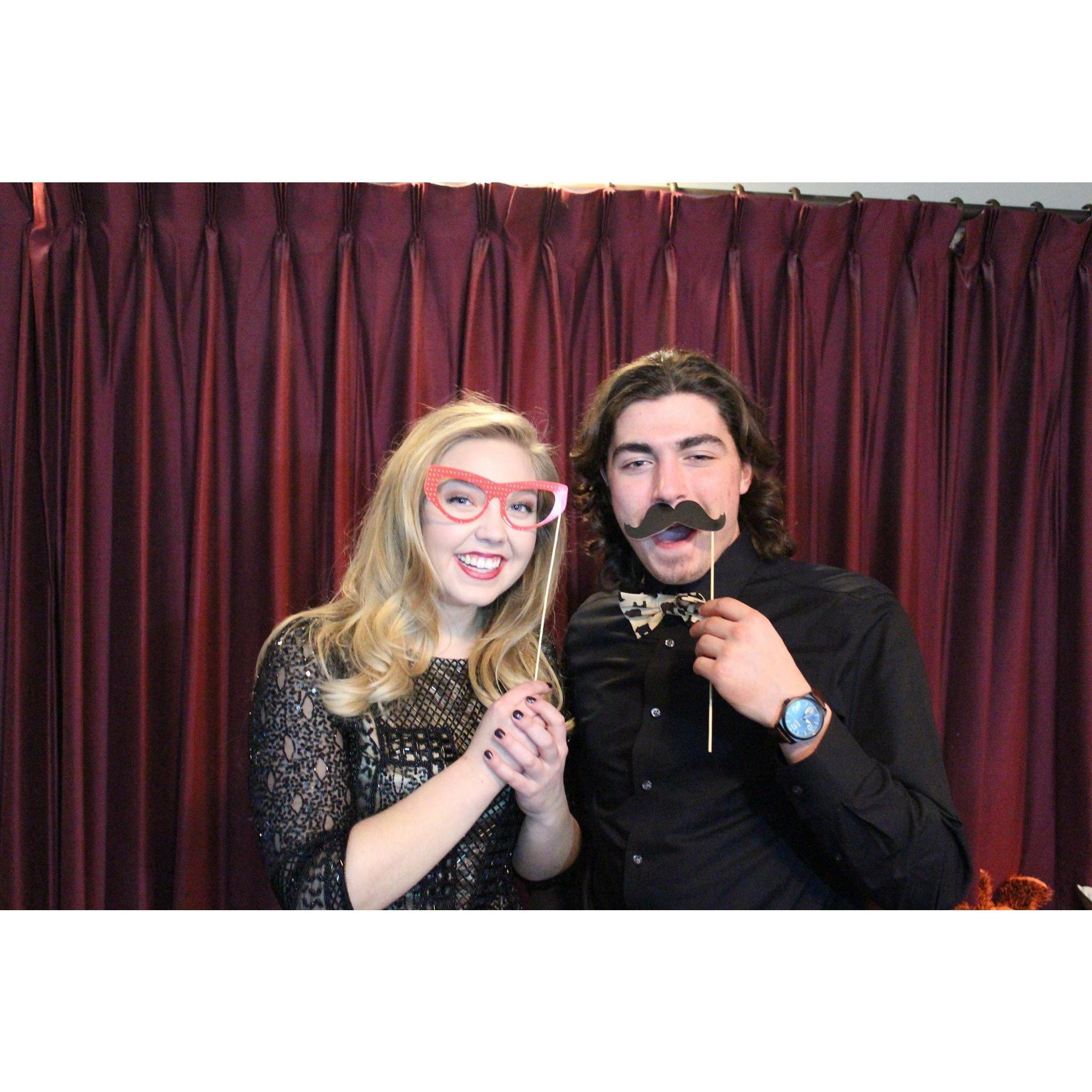 Fast forward to senior year Cherry Prom! We obviously matured!