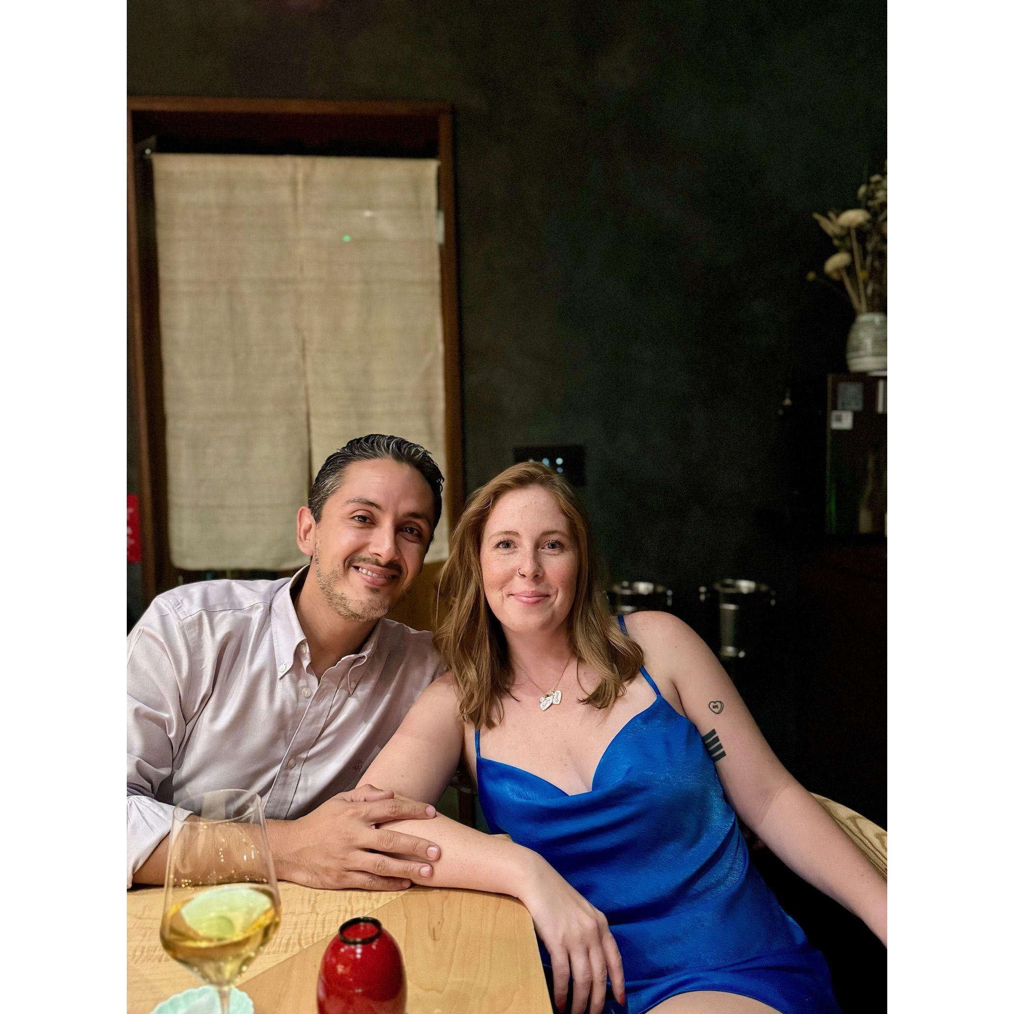 Our second anniversary at Hiden in Miami (7/19/24)