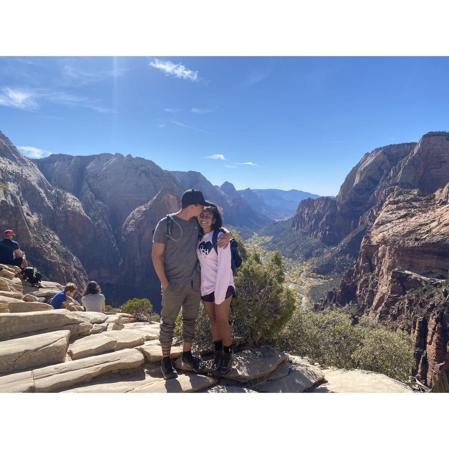 First anniversary was spent in Zion National Park, UT