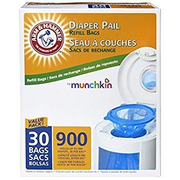 Diaper Pail Refill Bags, 40-Count