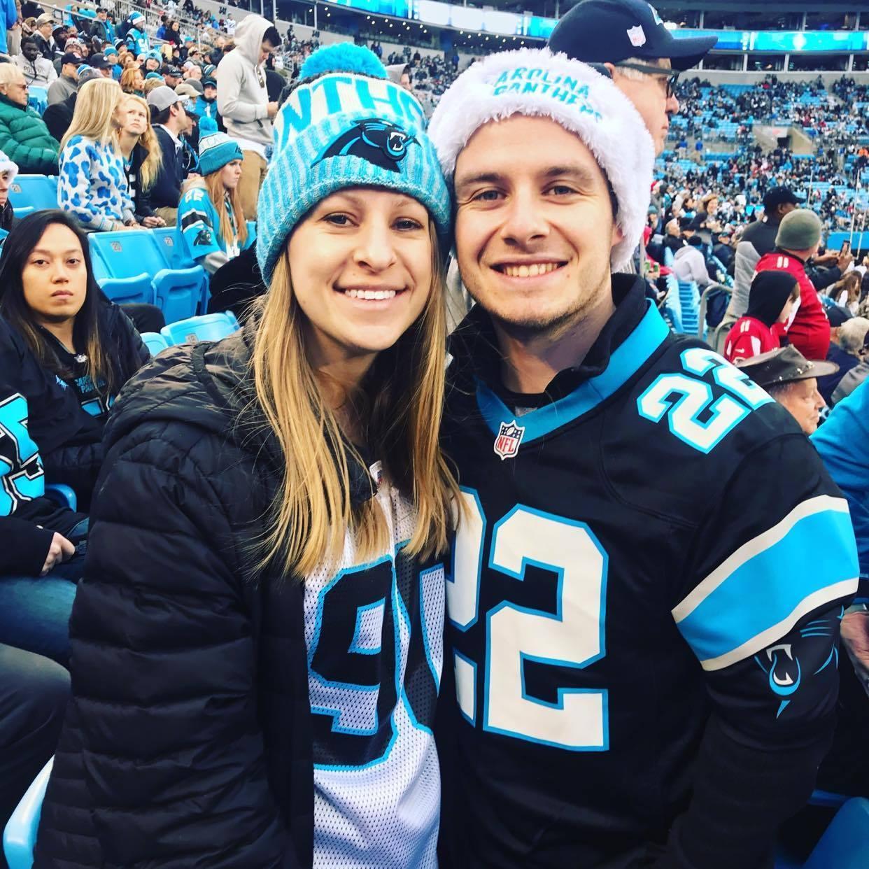 Always fun at the Panthers games!