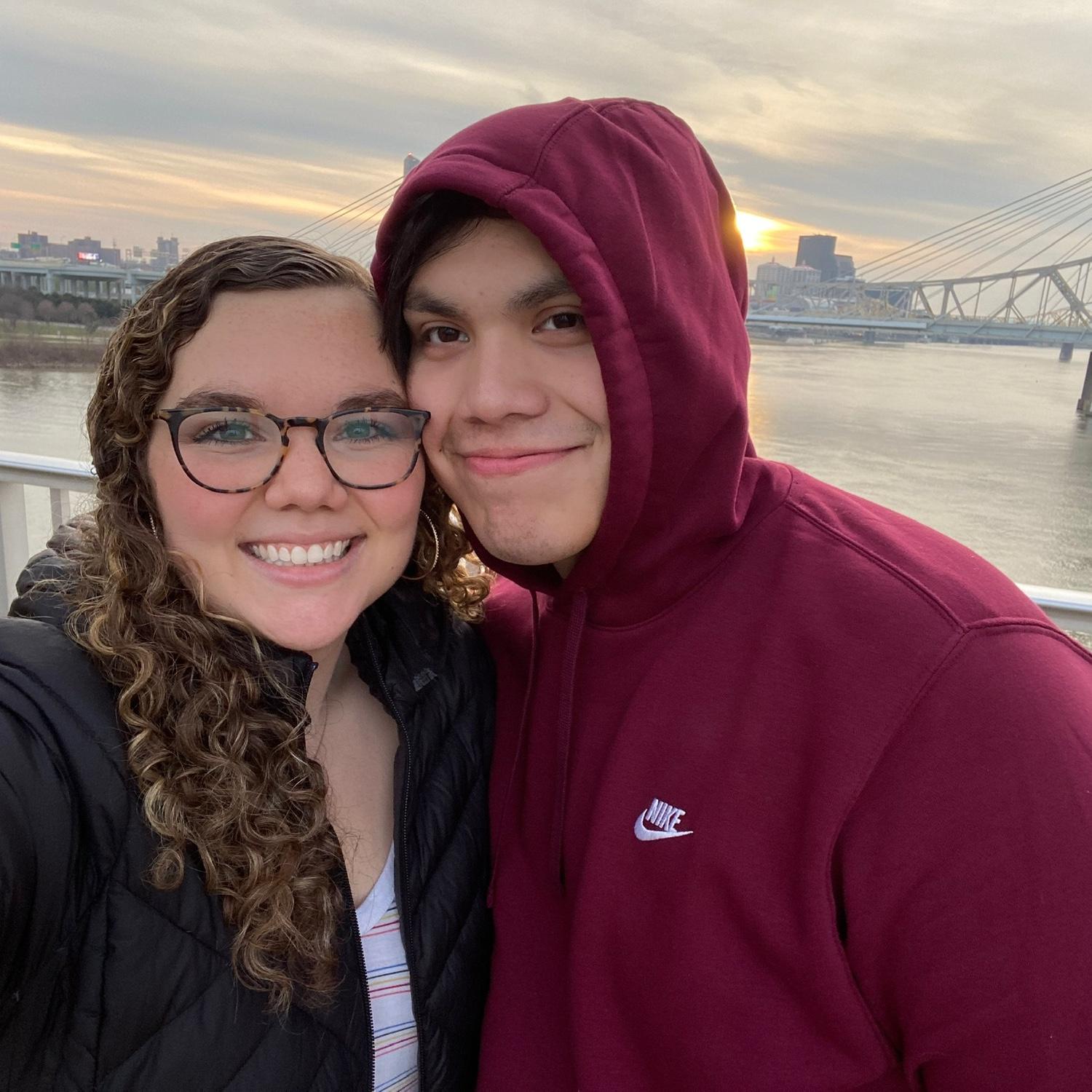 Ezy's first time to Louisville to meet my family. December 2020