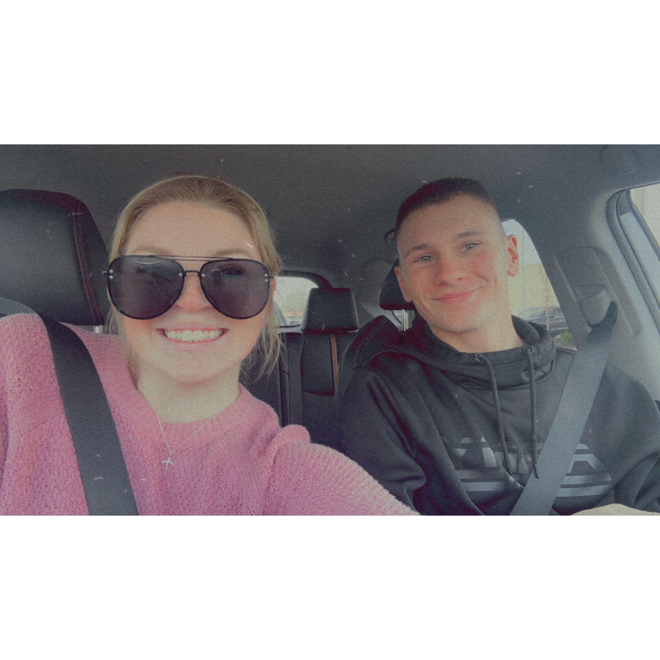 Our frist road trip!