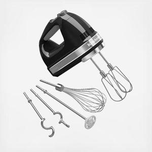 Kitchen Aid 9 Hand Mixer with Hook, Whip and Others