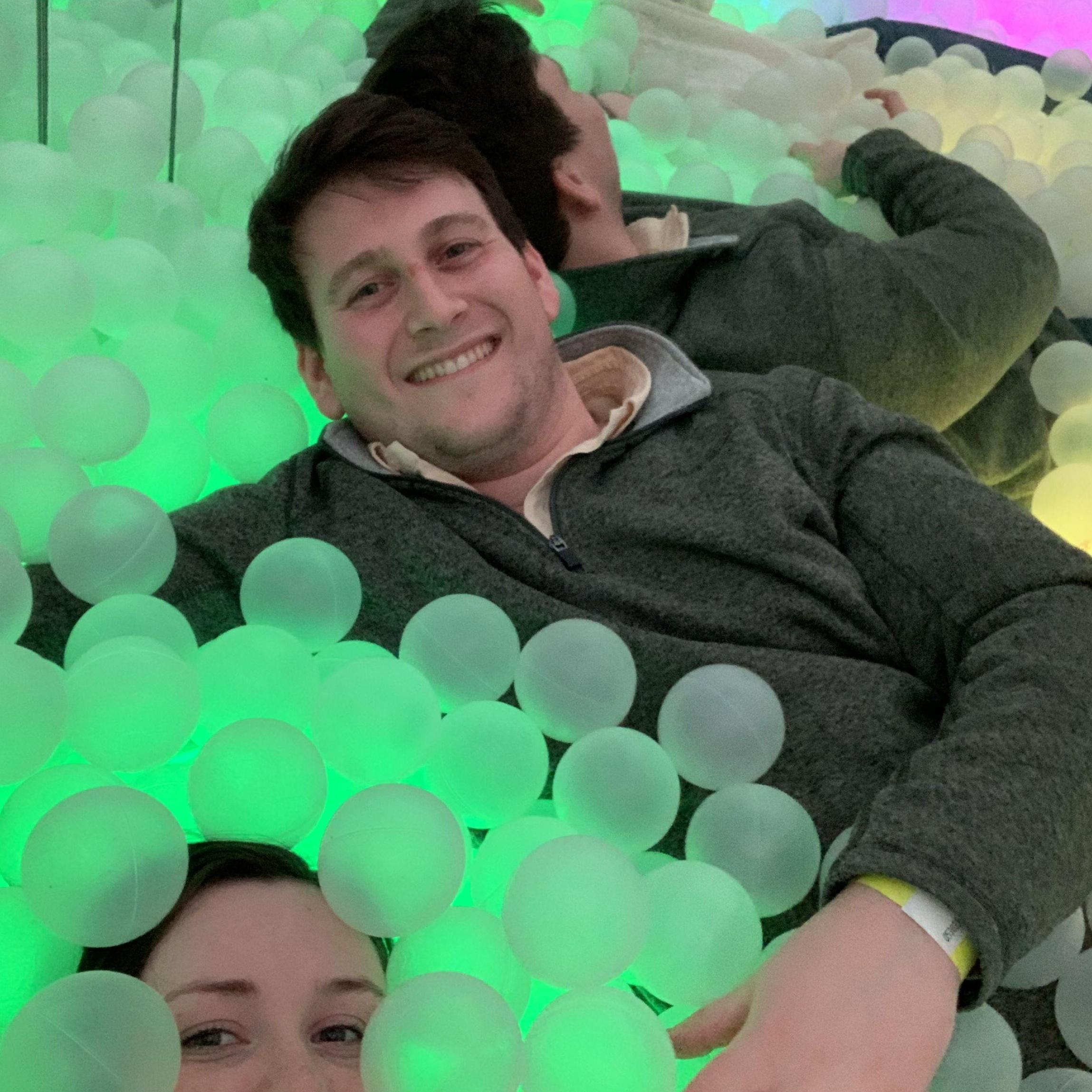 Thinking a ball pit bar in London was a wise decision in February 2020!