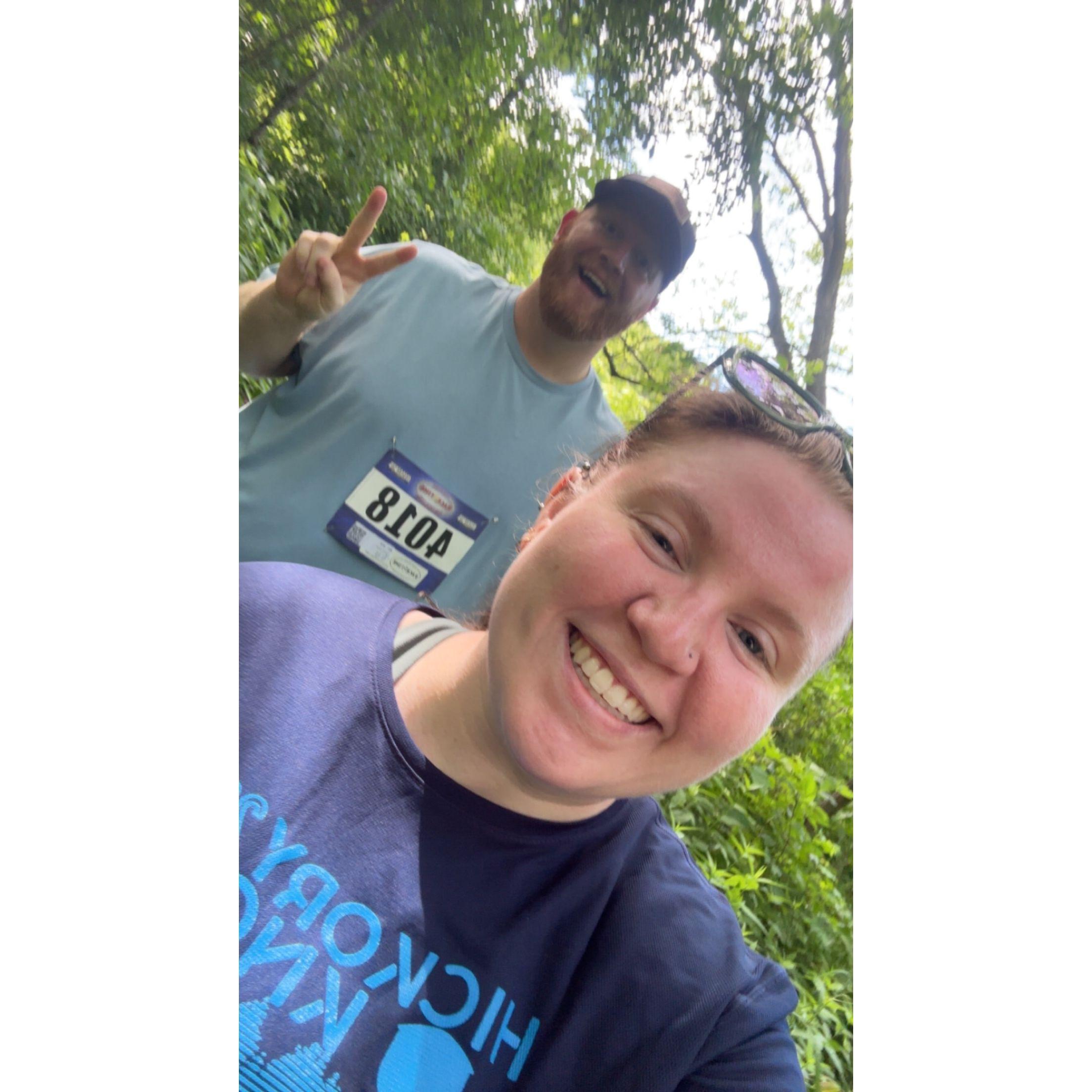 June 2024 - Shannon and Connor's First 5K together