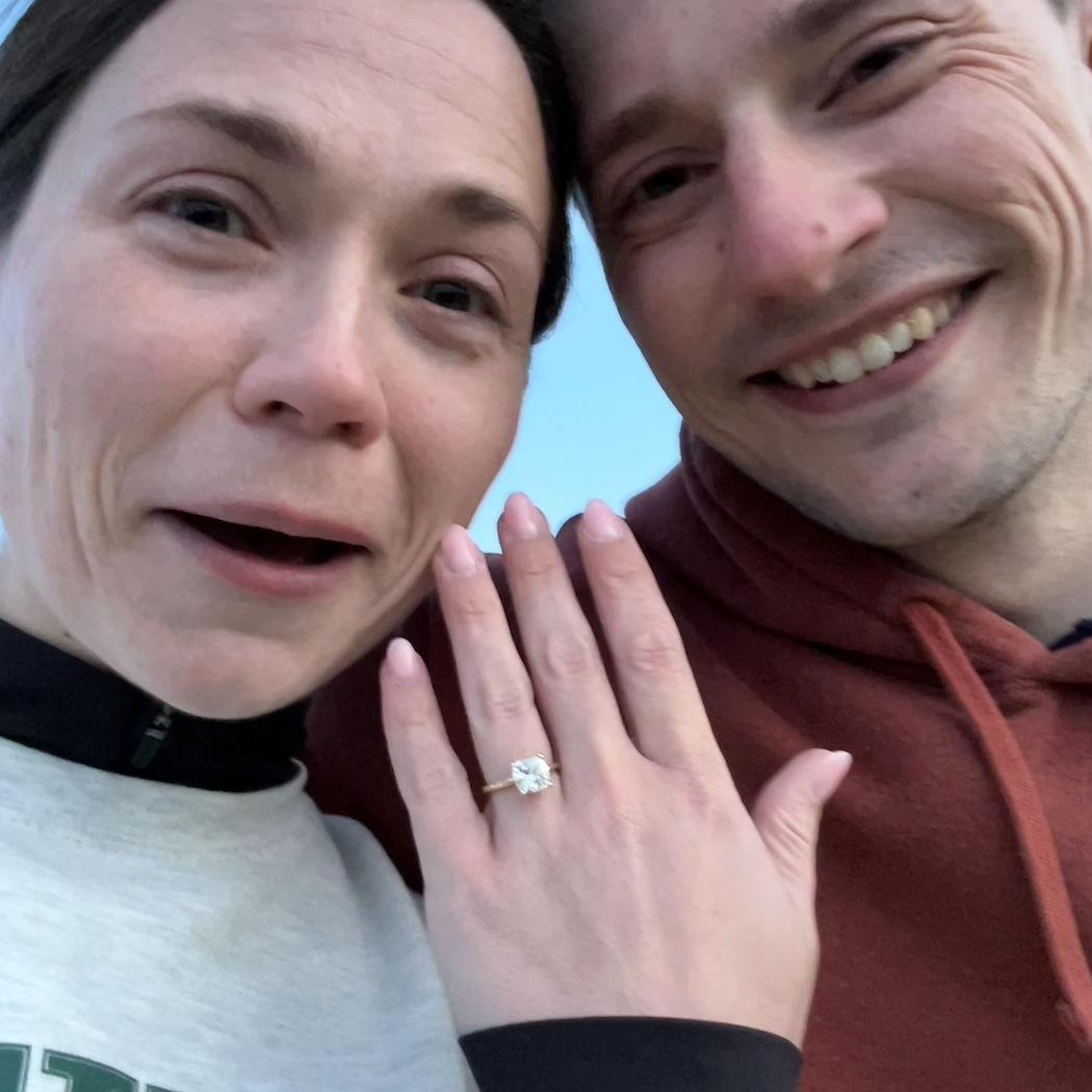 Moments after we got engaged! Kalahaku Overlook, Maui November 5th 2025