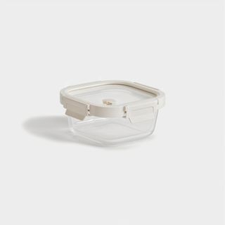4-Piece Square Glass Food Container Set with Lid