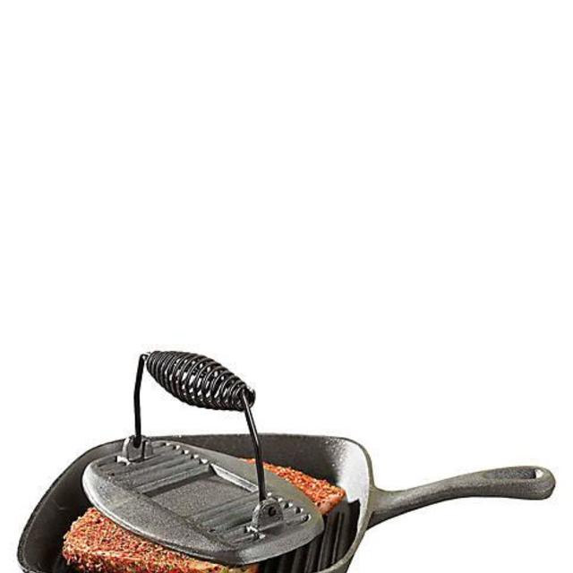 Cooks Tools™ Cooks Tools™ Cast Iron Grill Pan & Press