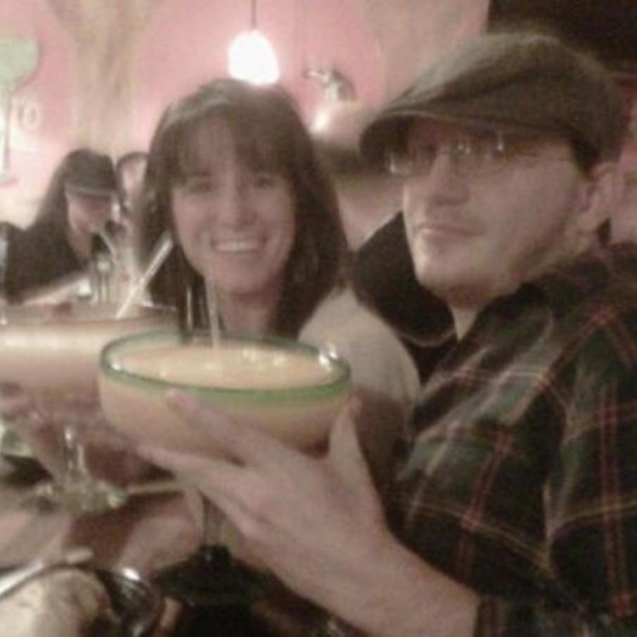 Margaritas the size of our heads