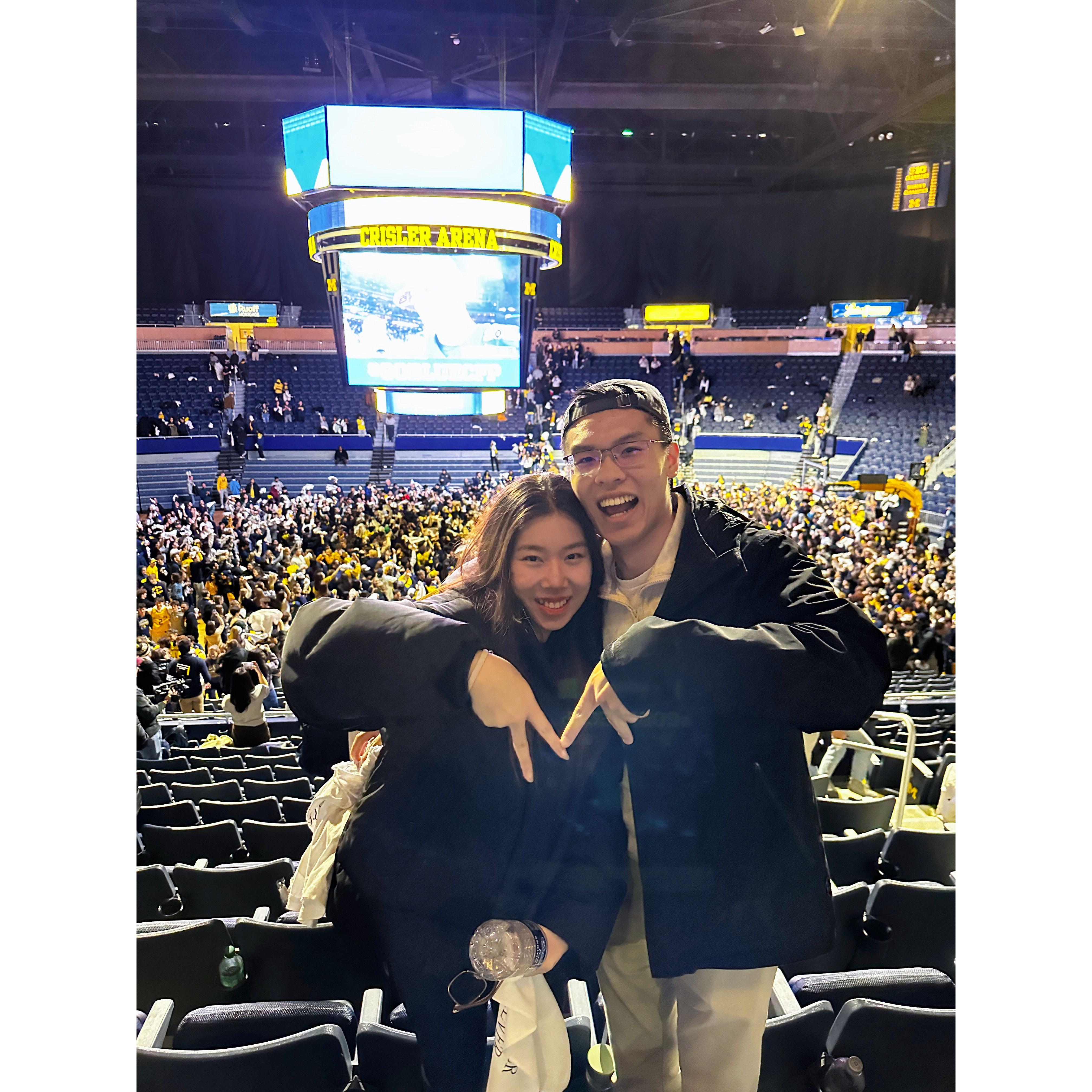 Michigan Wolverines Championship Night! Hail to the Victor!!! Go Blue!!!