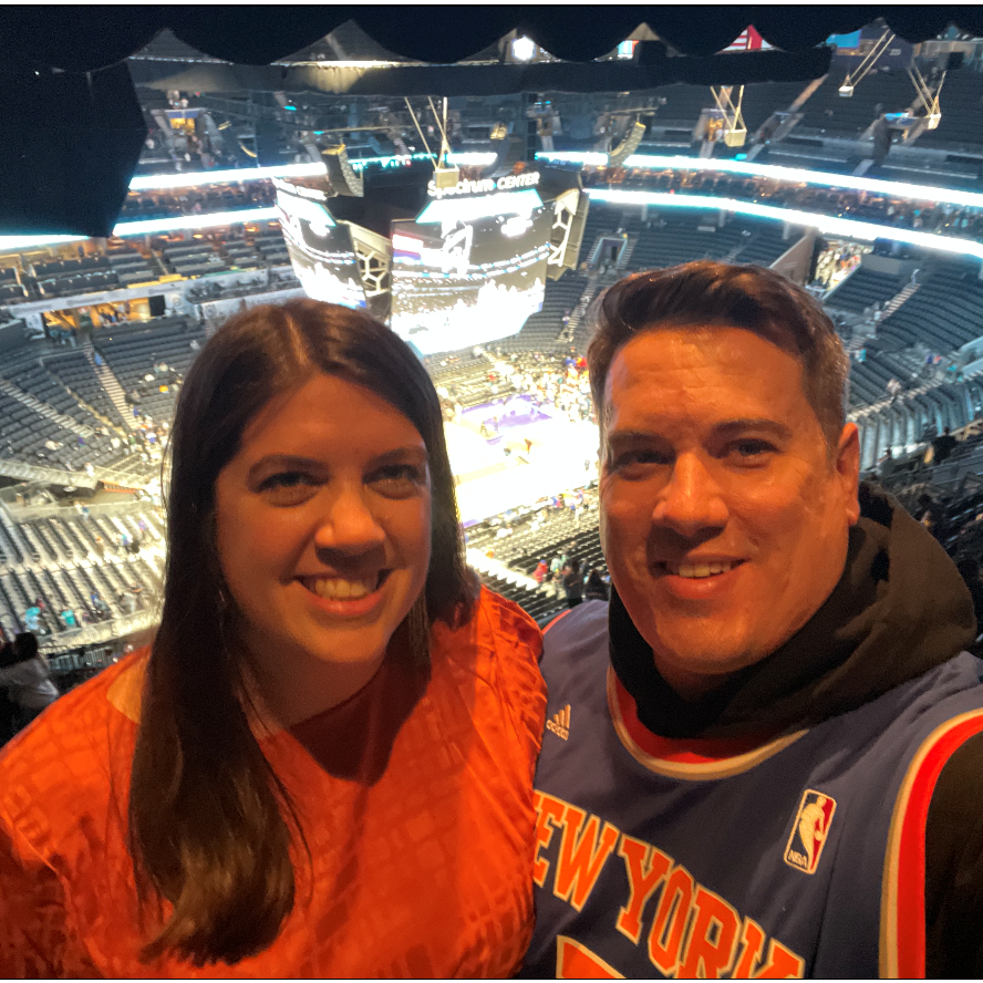 We may be in Charlotte, but Joe will never betray his NY sports...sadly, Knicks lost...but Joe is used to that by now.