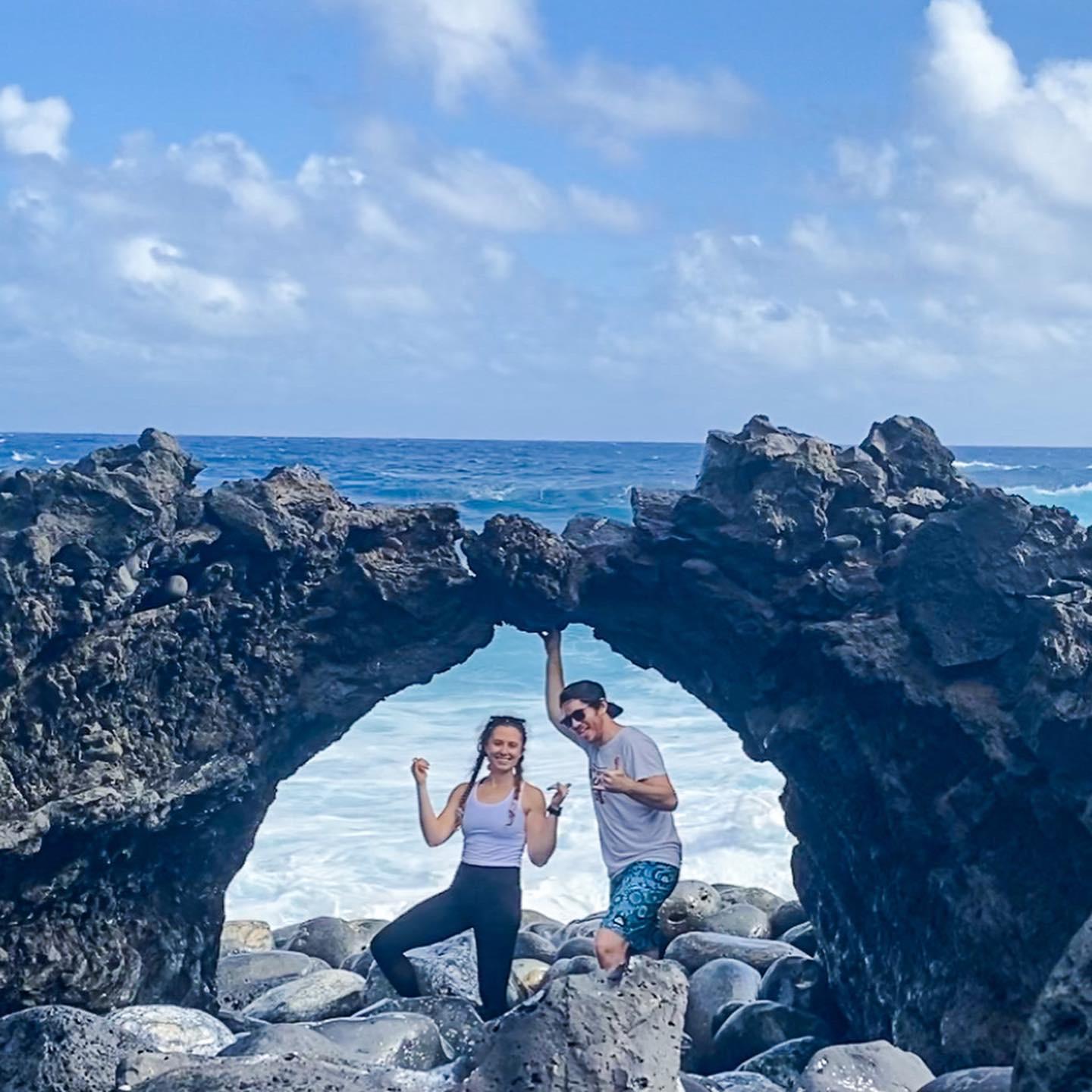 More from Maui. Jamie wanted to propose here, but then Andrea hit her head on pointy sea rocks.