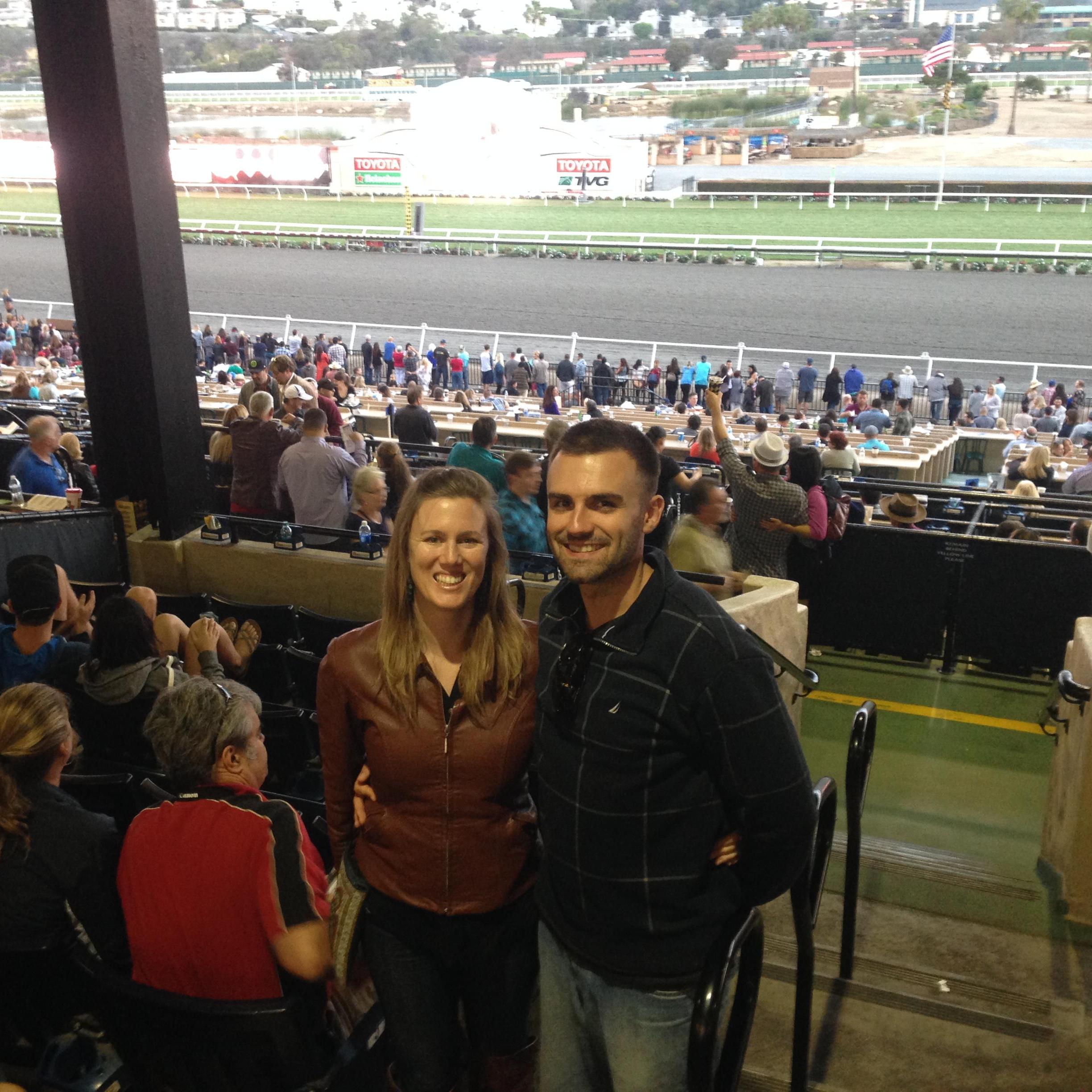 Down at the Del Mar races!