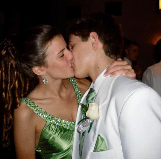 Our first prom.