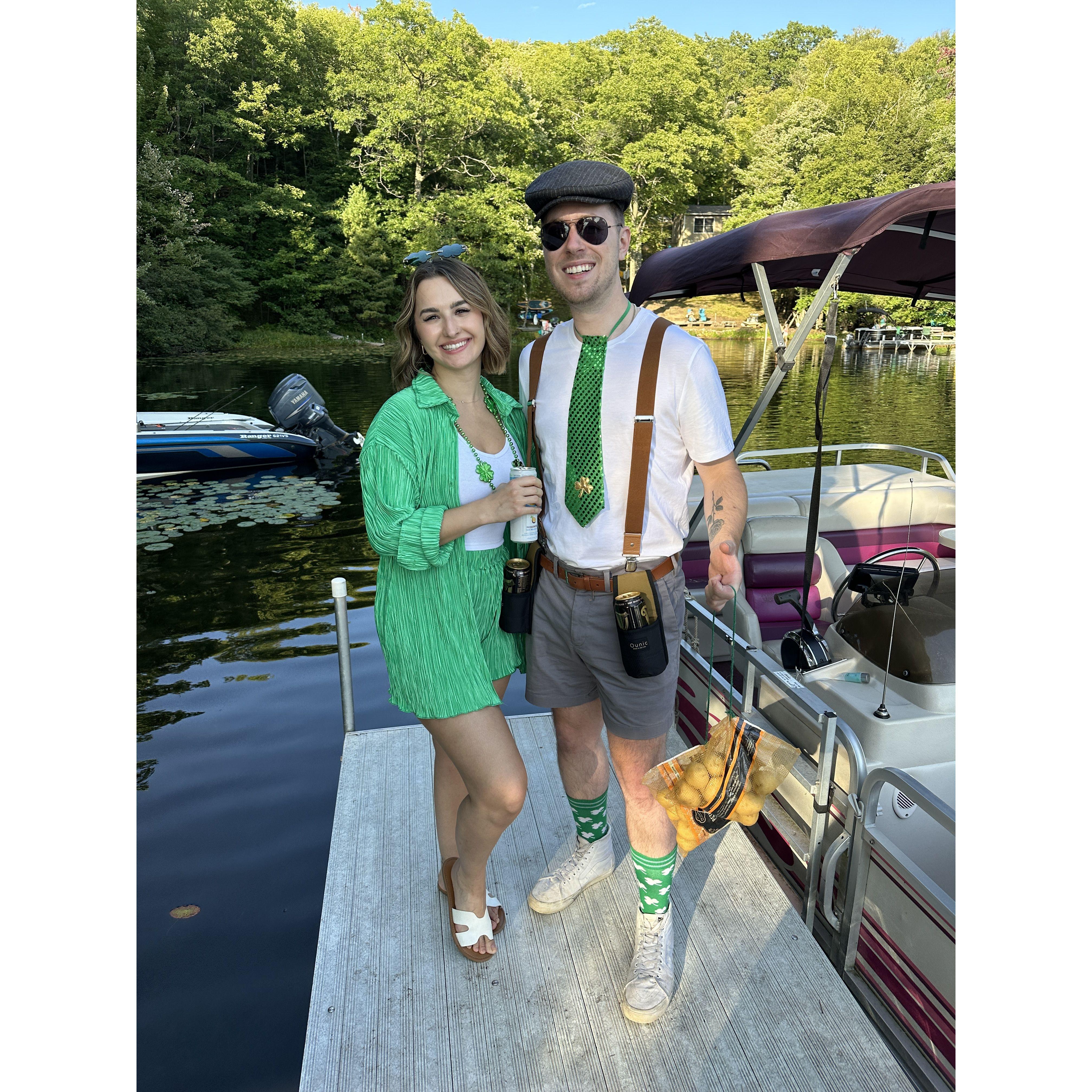 Irish party at the Larson cottage in 2023