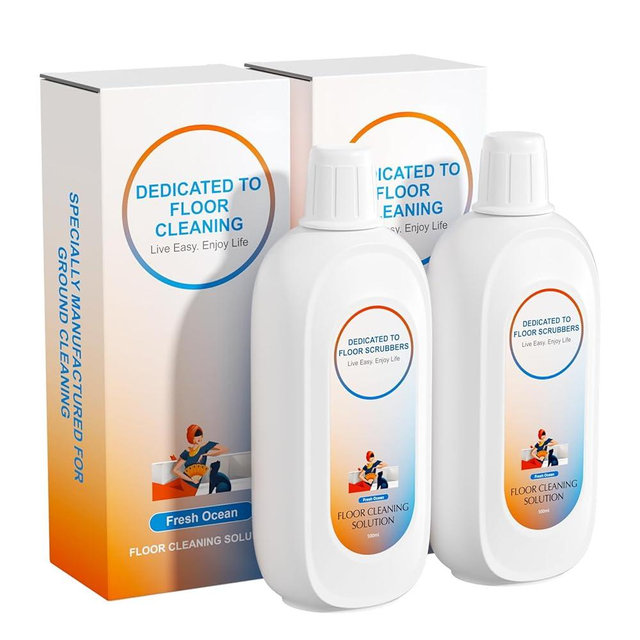 Floor Cleaning Solution Compatible With Tineco , Deep Cleans for Multiple Hard Floors, Suitable With All Robot Vacuums with Mopping and Cordless Wet/Dry Vacuum Mop Cleaner (Fresh Ocean 2 Bottle)
