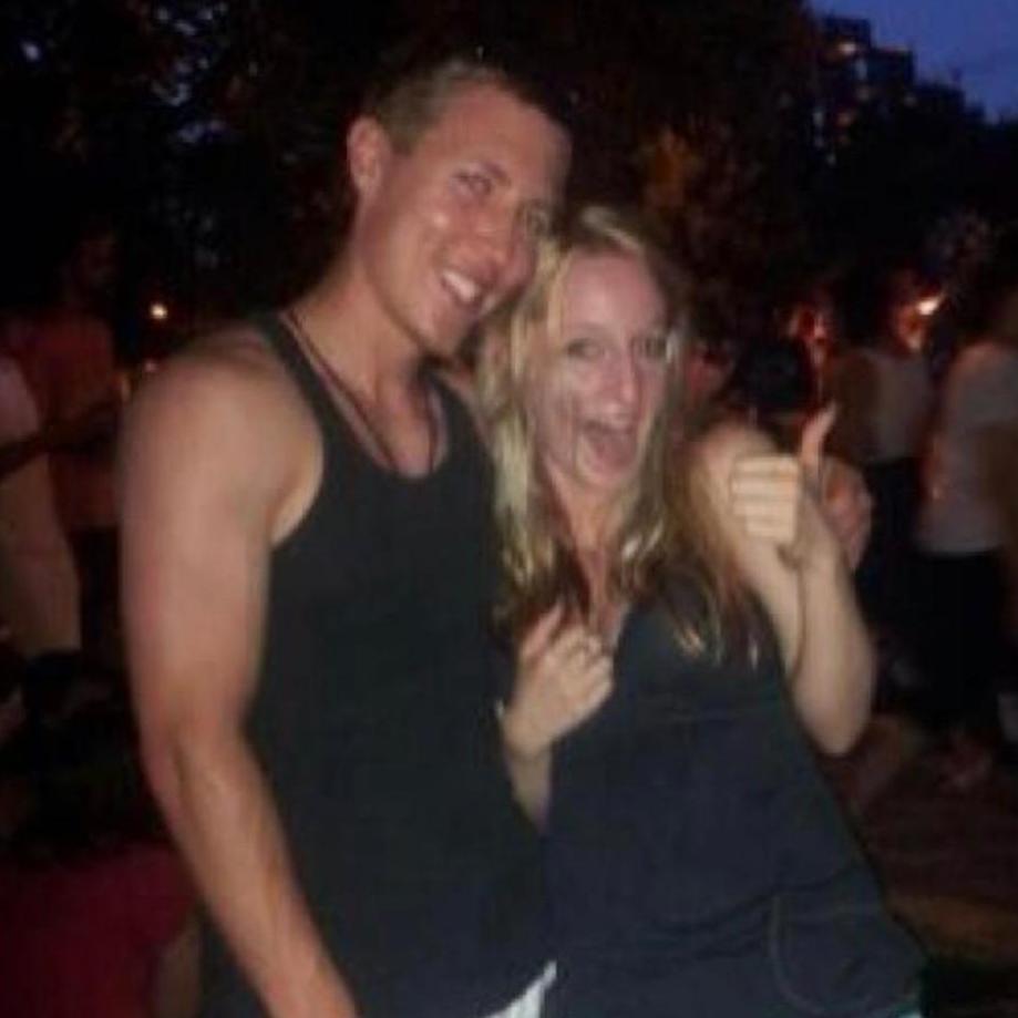 Our first picture together ever.