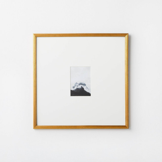 20" x 20" Matted to 5" x 7" Wall Frame Antique Brass - Threshold™ designed with Studio McGee