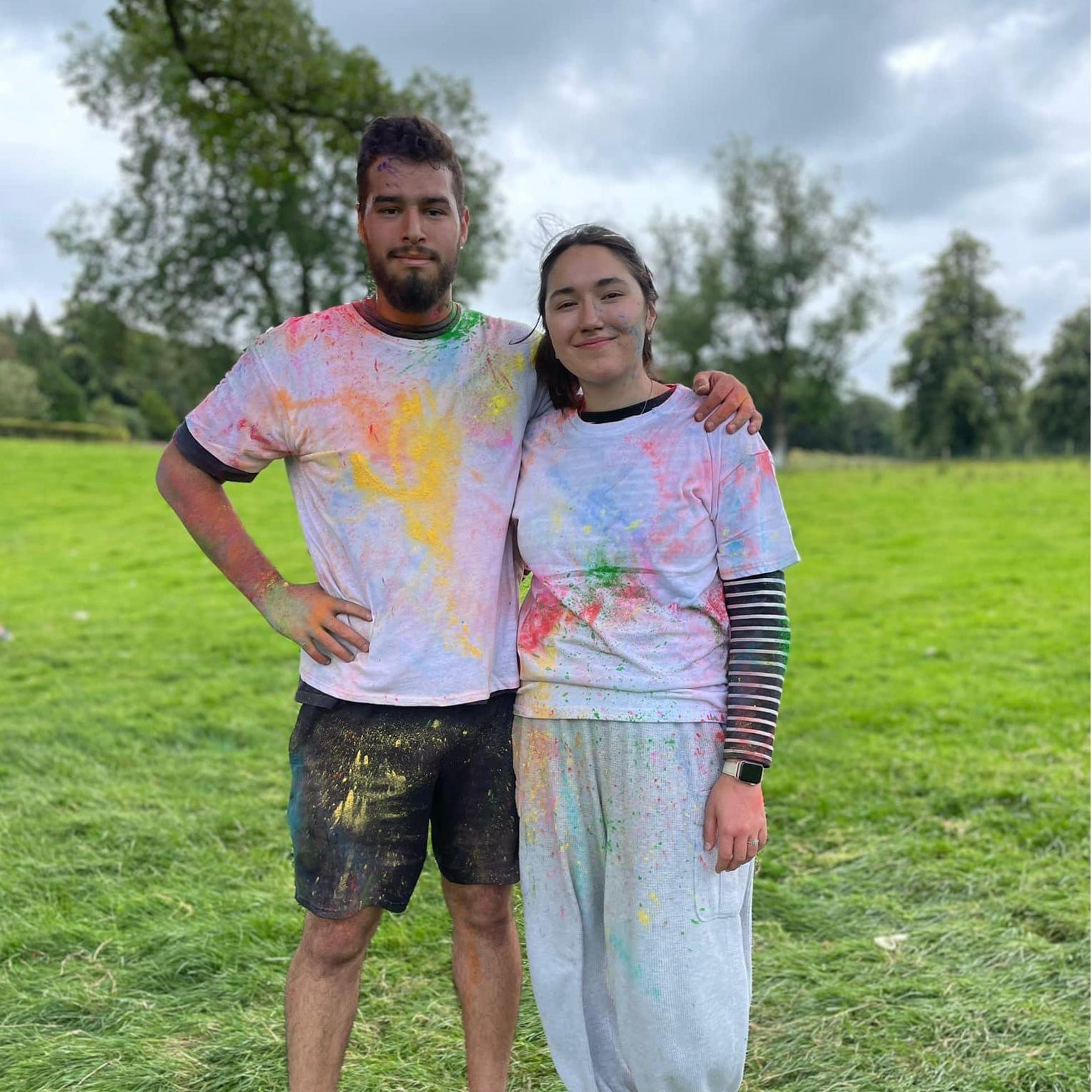 Color Run at TeenStreet in the Lake District of England (Capernwray Hall)