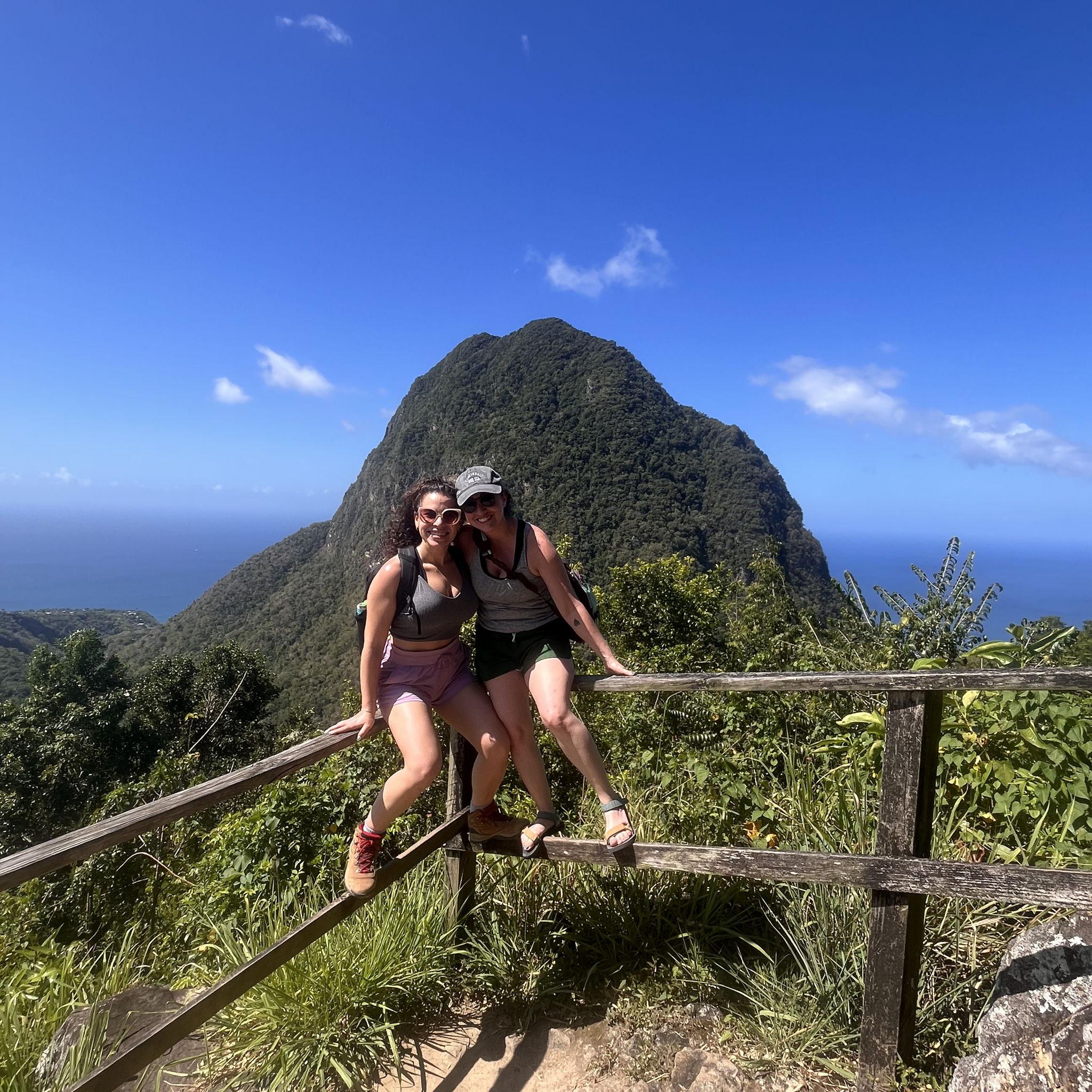St Lucia, where we said "I love you" for the first time