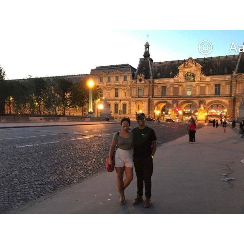 This was our first international travel! In Paris of all places!
