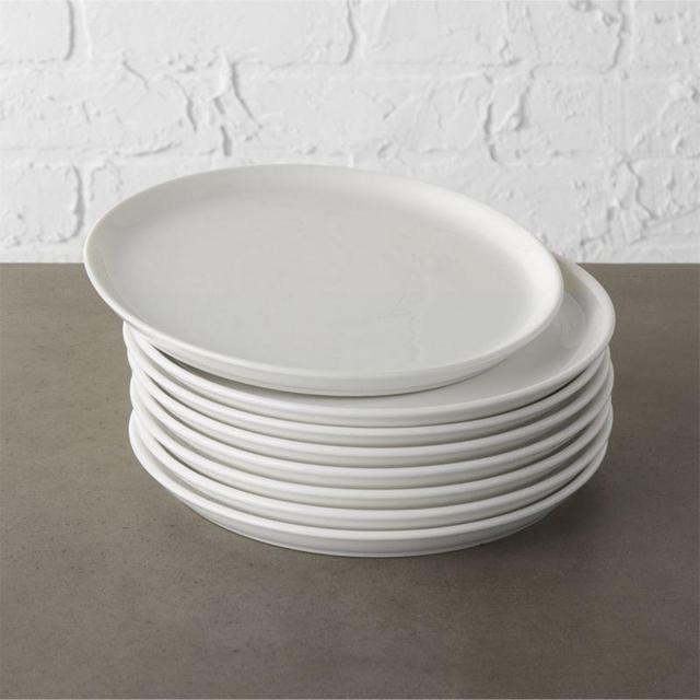 Contact White Salad Plate