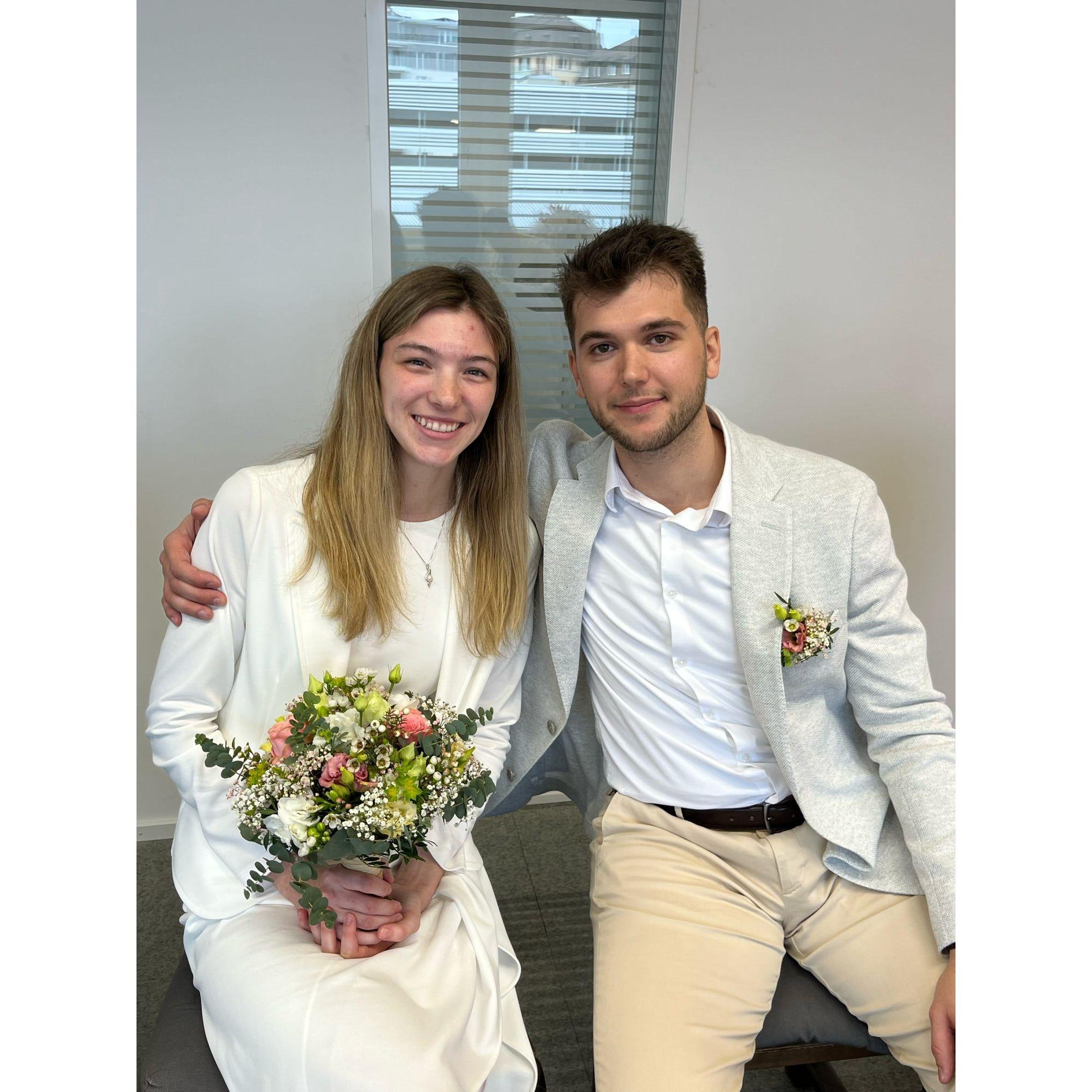 Our wedding day!