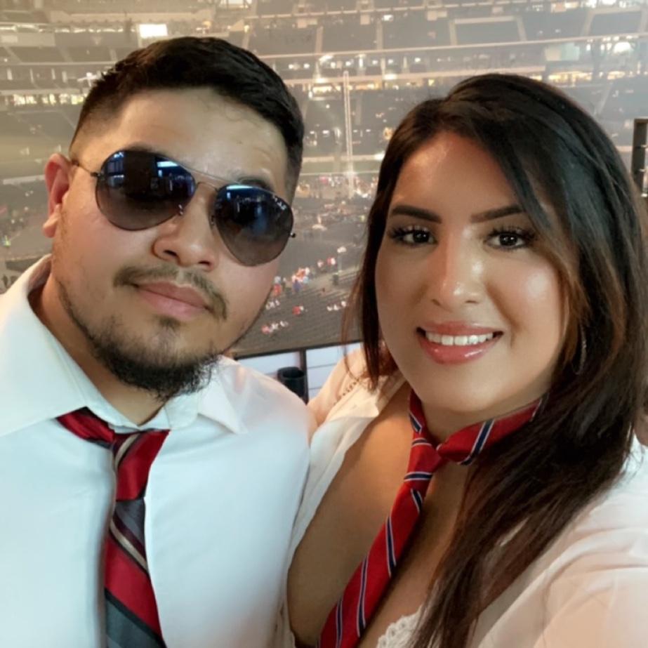 Our 1st concert together! (Can you guess what band? Lol)