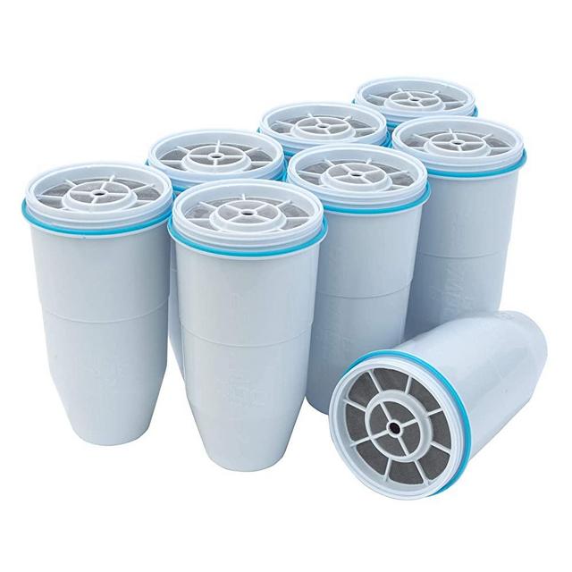 Zerowater 5-Stage Replacement Filter, 8-Pack, White