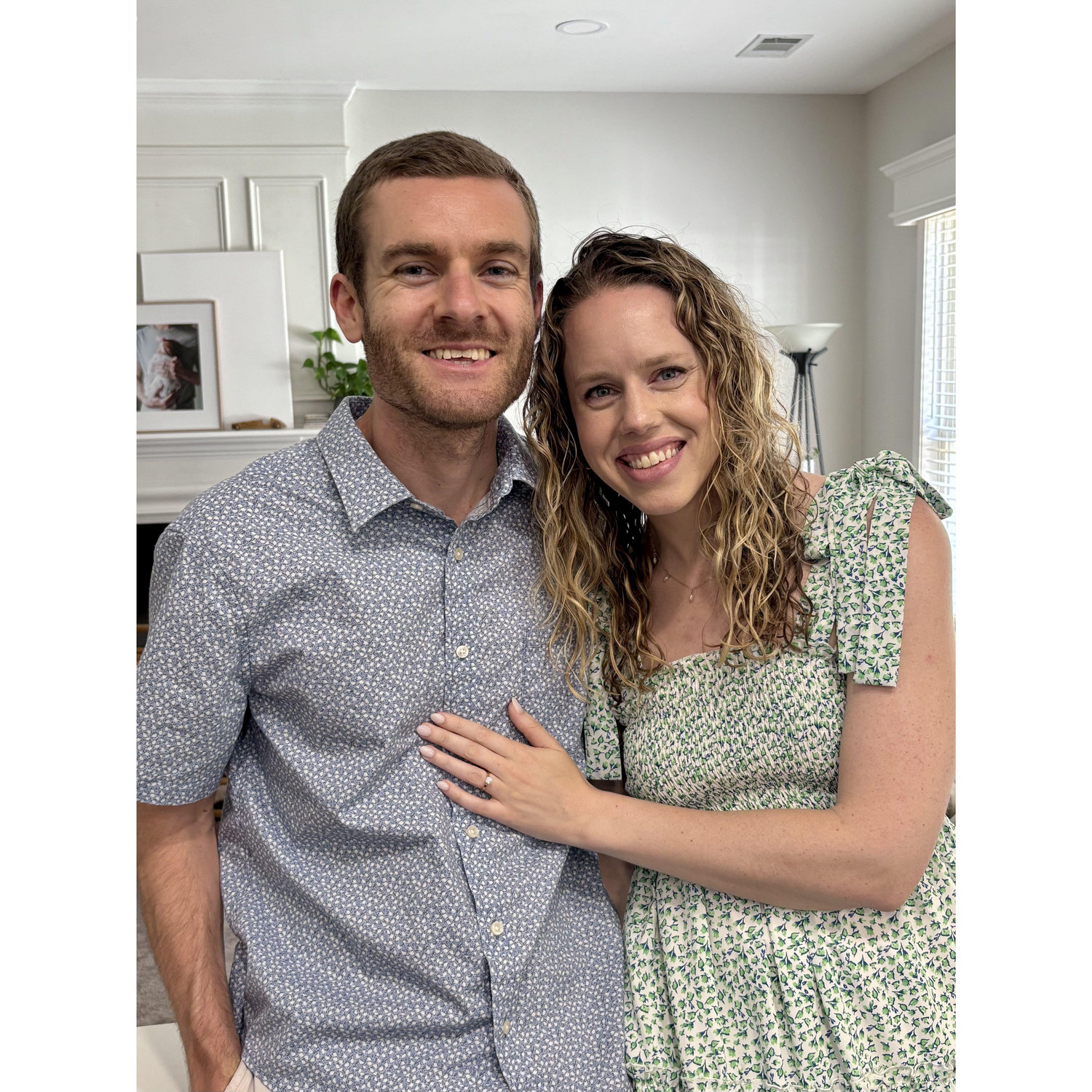 June 2025: at our "I Do BBQ" celebrating our engagement