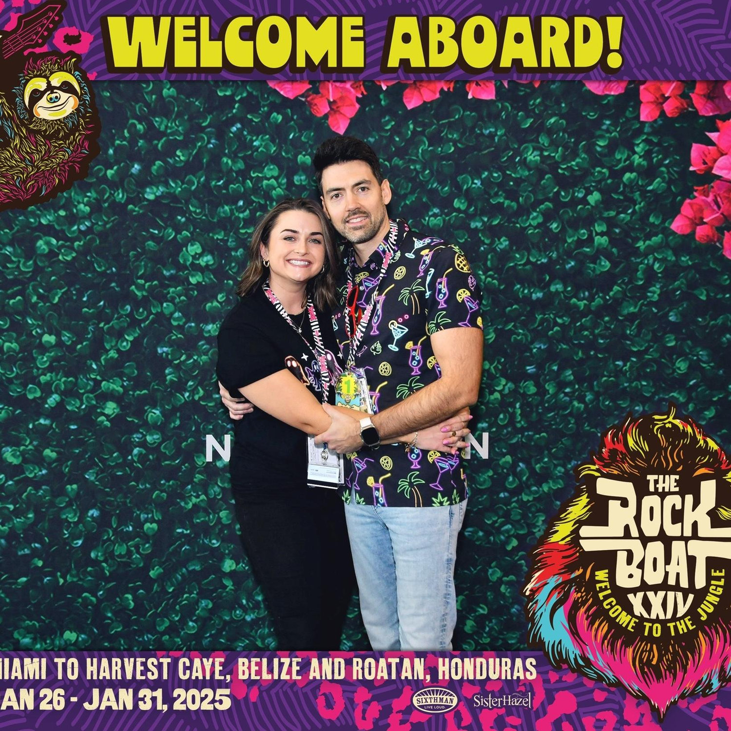 Thank goodness Steve passed the Rock Boat test! 😂 After 10 boats & all the friends that are now family, TRB is close to Megan’s heart. The music & people are a large part of her life, & now Steve’s.