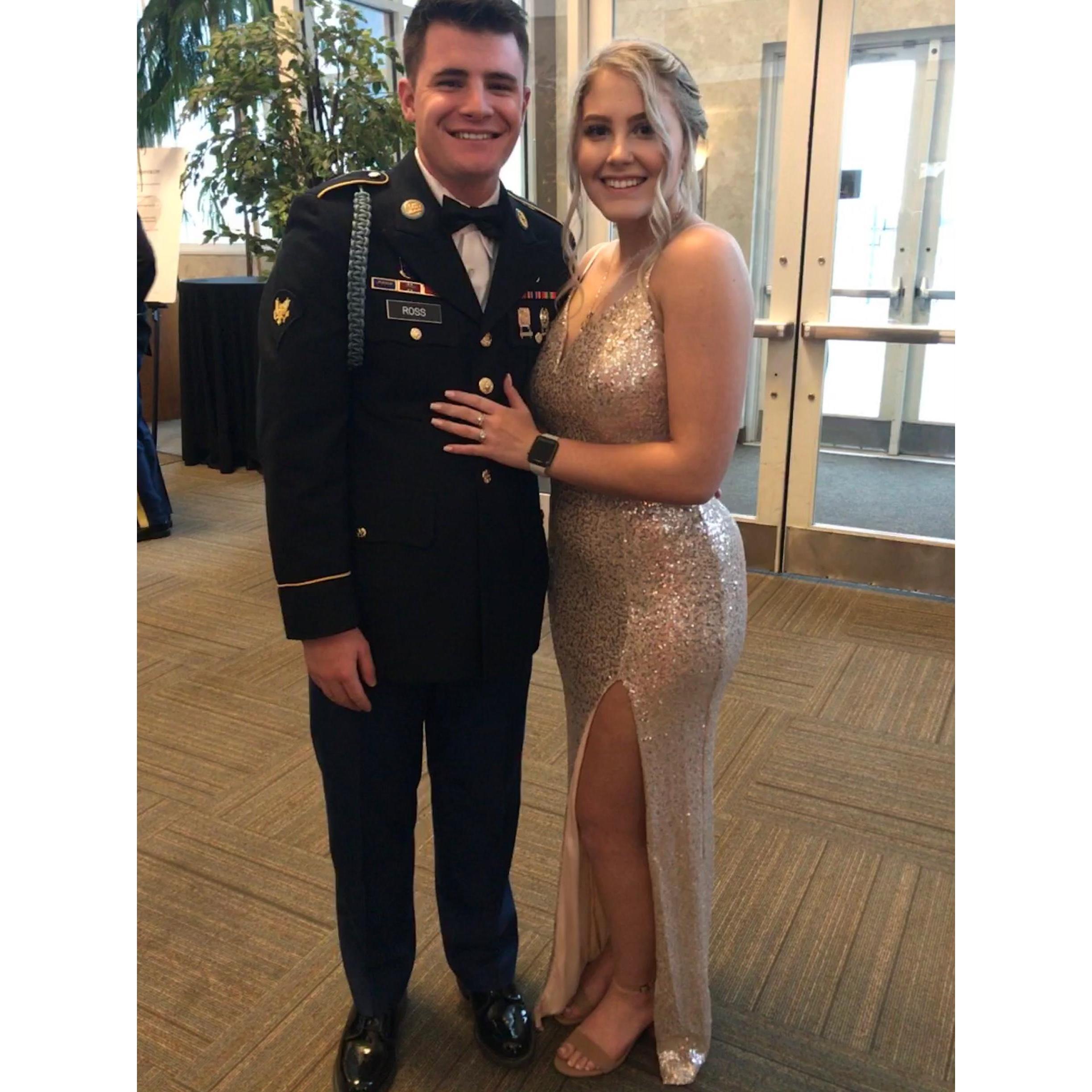 March 2019! Thomas’s battalion in the Army had a ball and it was a night we will never forget! It was also the same day as my birthday (03/30) so we celebrated that too! Was such a good trip.