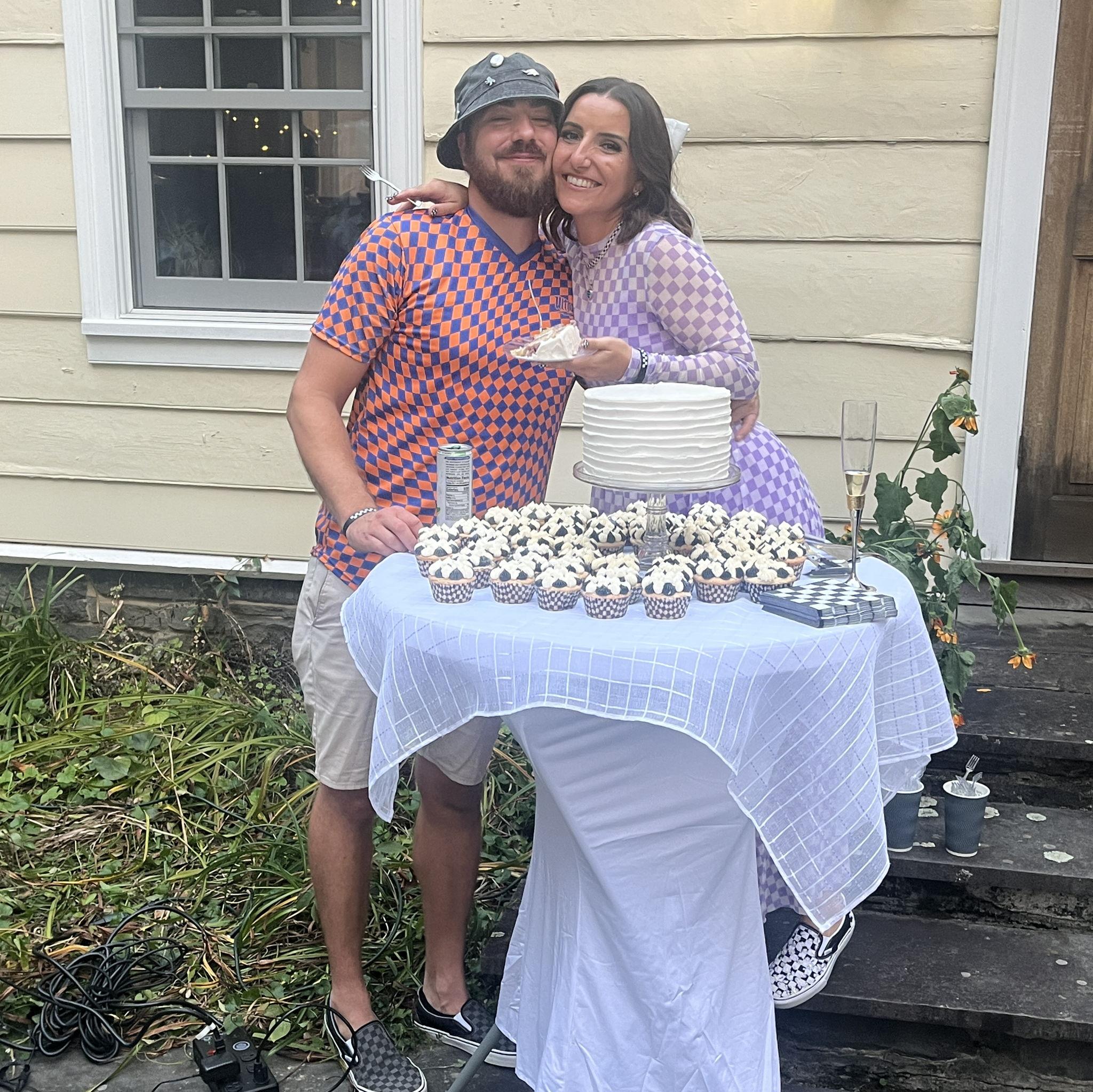 Our checkered themed engagement party! ๐ Oct 2025