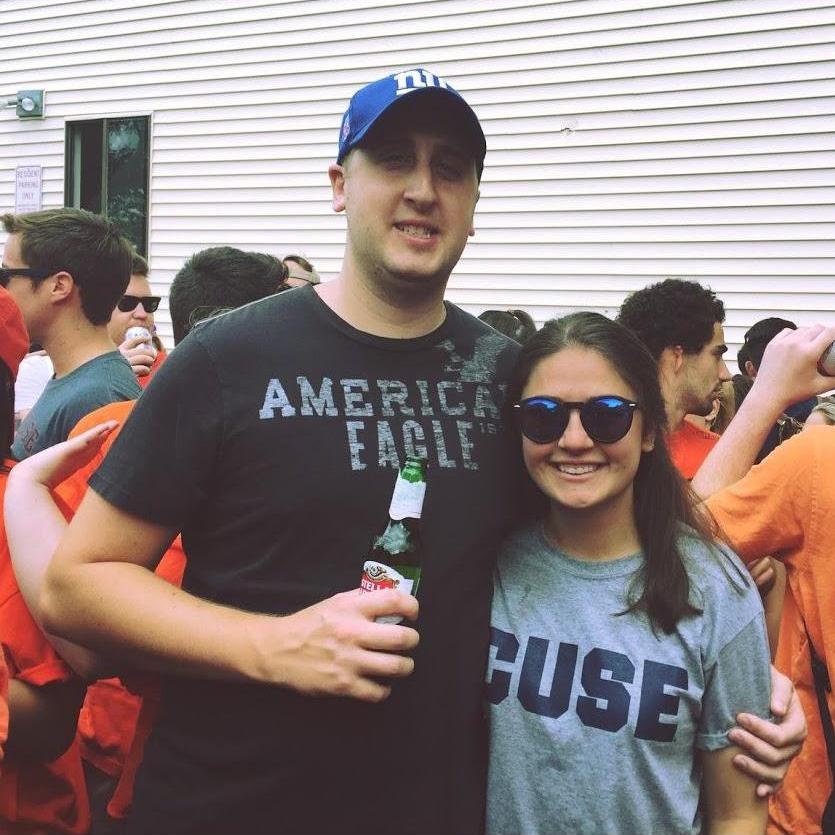 One of many trips Matt made to visit Alex in Syracuse