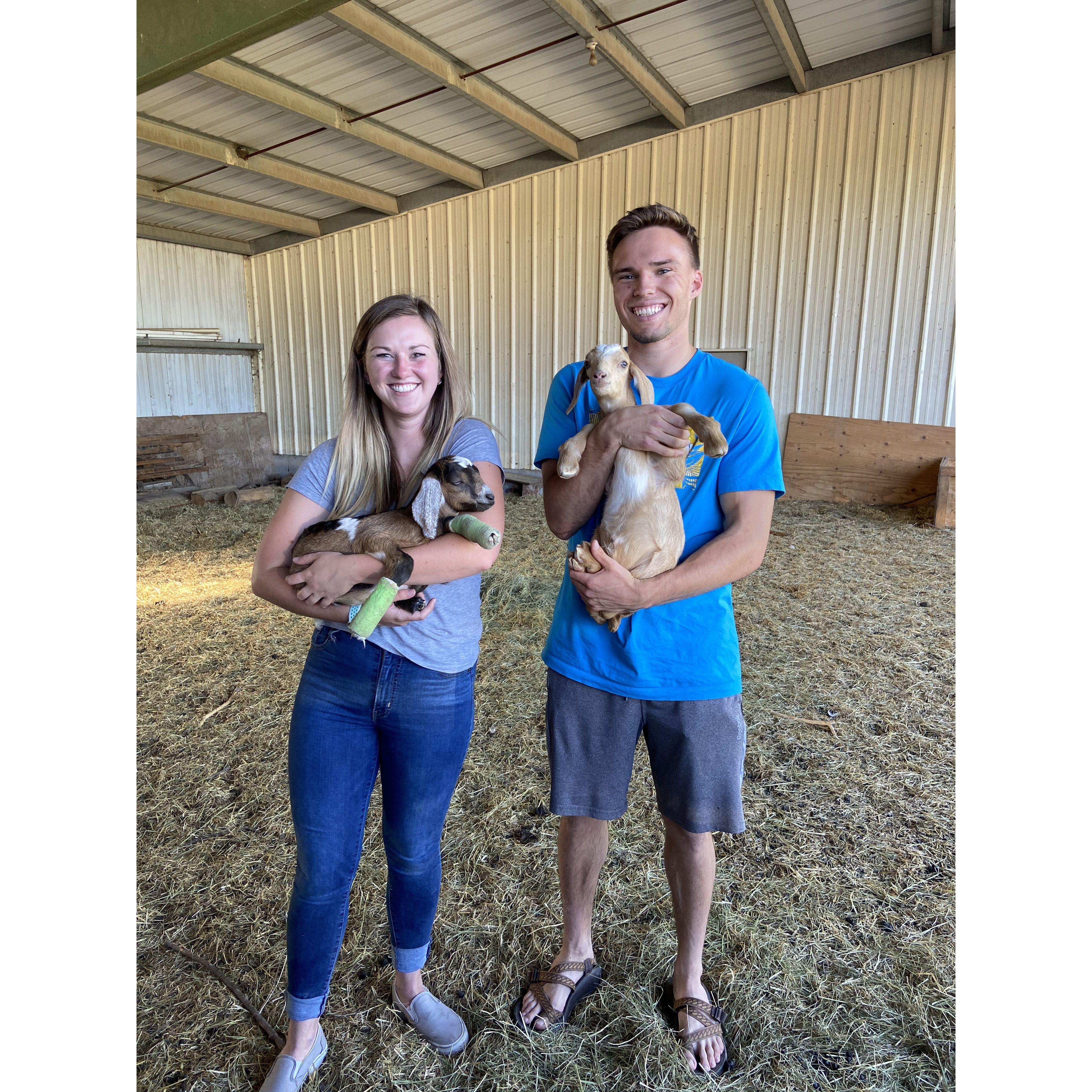 Kelcey's first time on the ranch